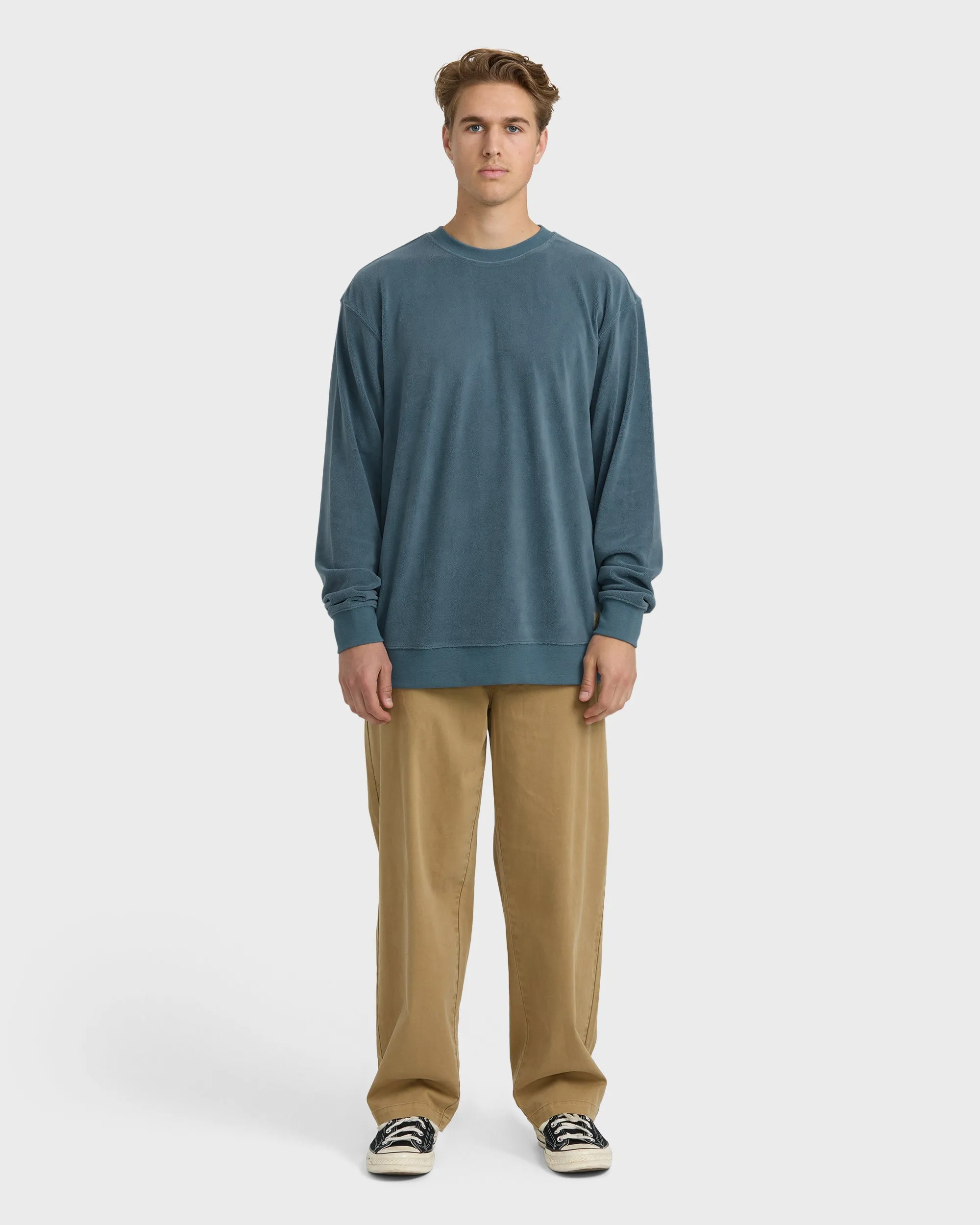 Torched Crewneck Sweatshirt - Real Teal sold by Billabong product image thumbnail 4