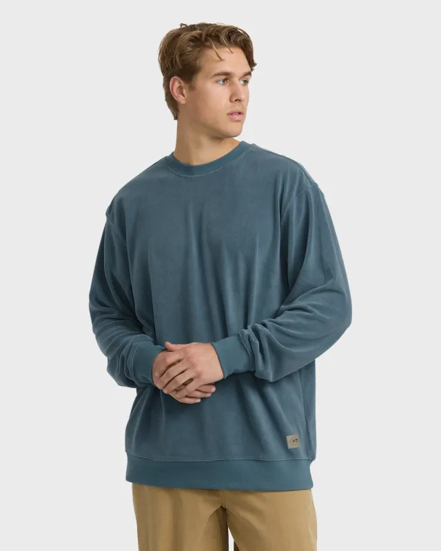 Torched Crewneck Sweatshirt - Real Teal sold by Billabong