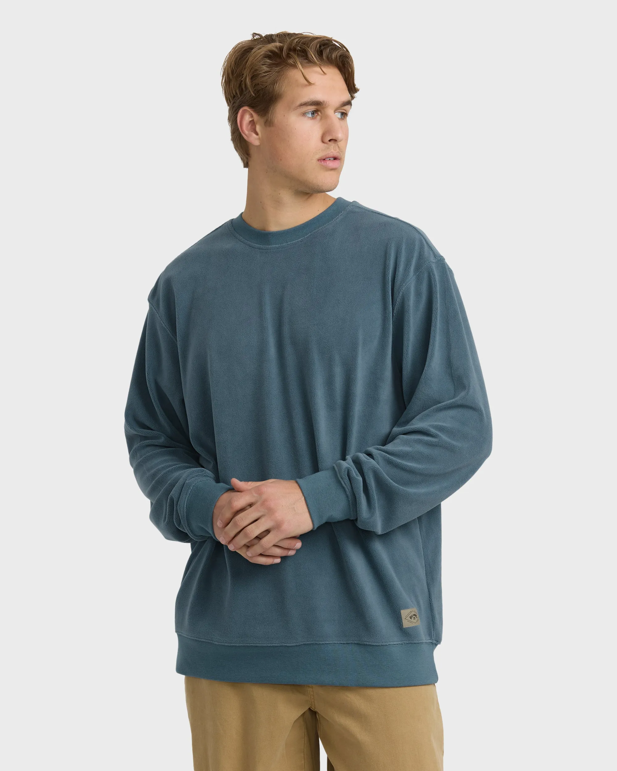 Torched Crewneck Sweatshirt - Real Teal sold by Billabong