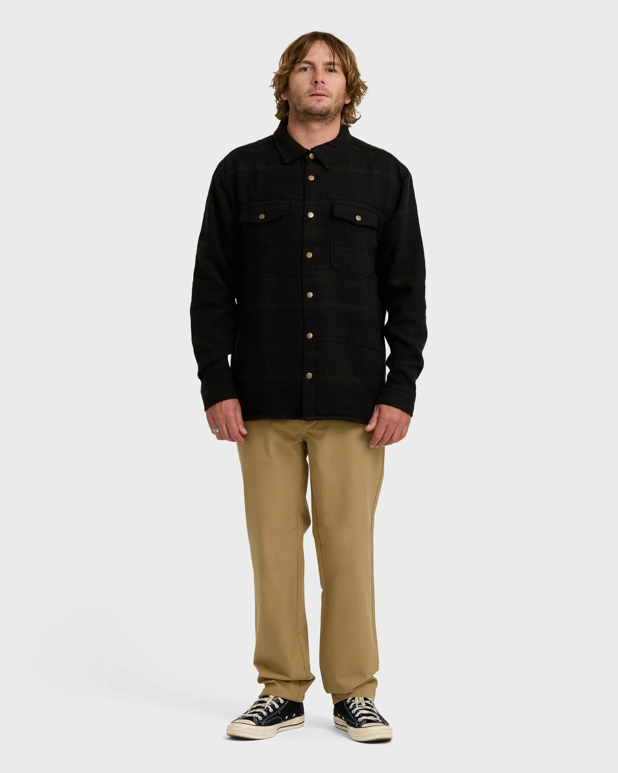 Lodge Long Sleeve Shirt - Dark Military sold by Billabong product image thumbnail 4