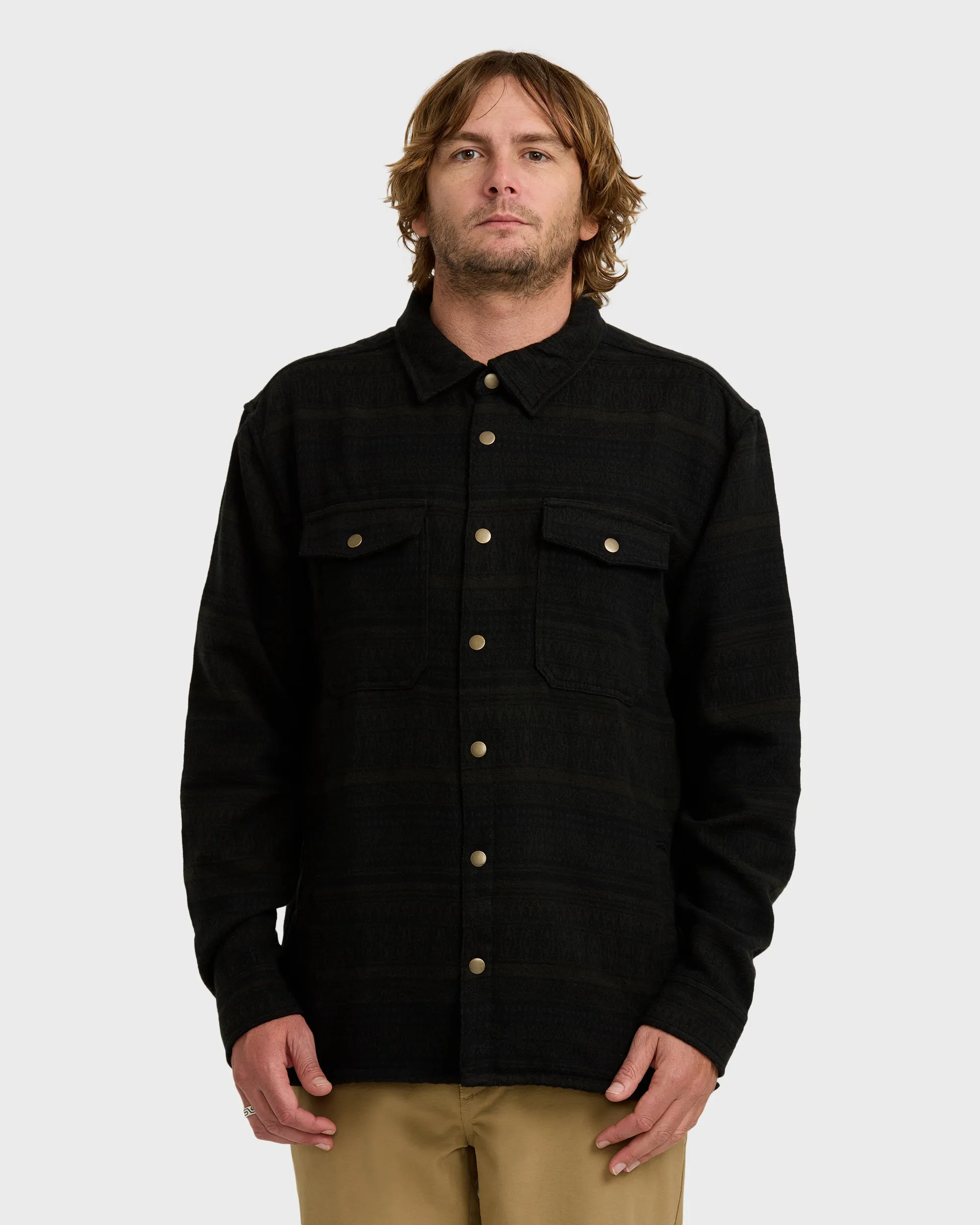 Lodge Long Sleeve Shirt - Dark Military sold by Billabong
