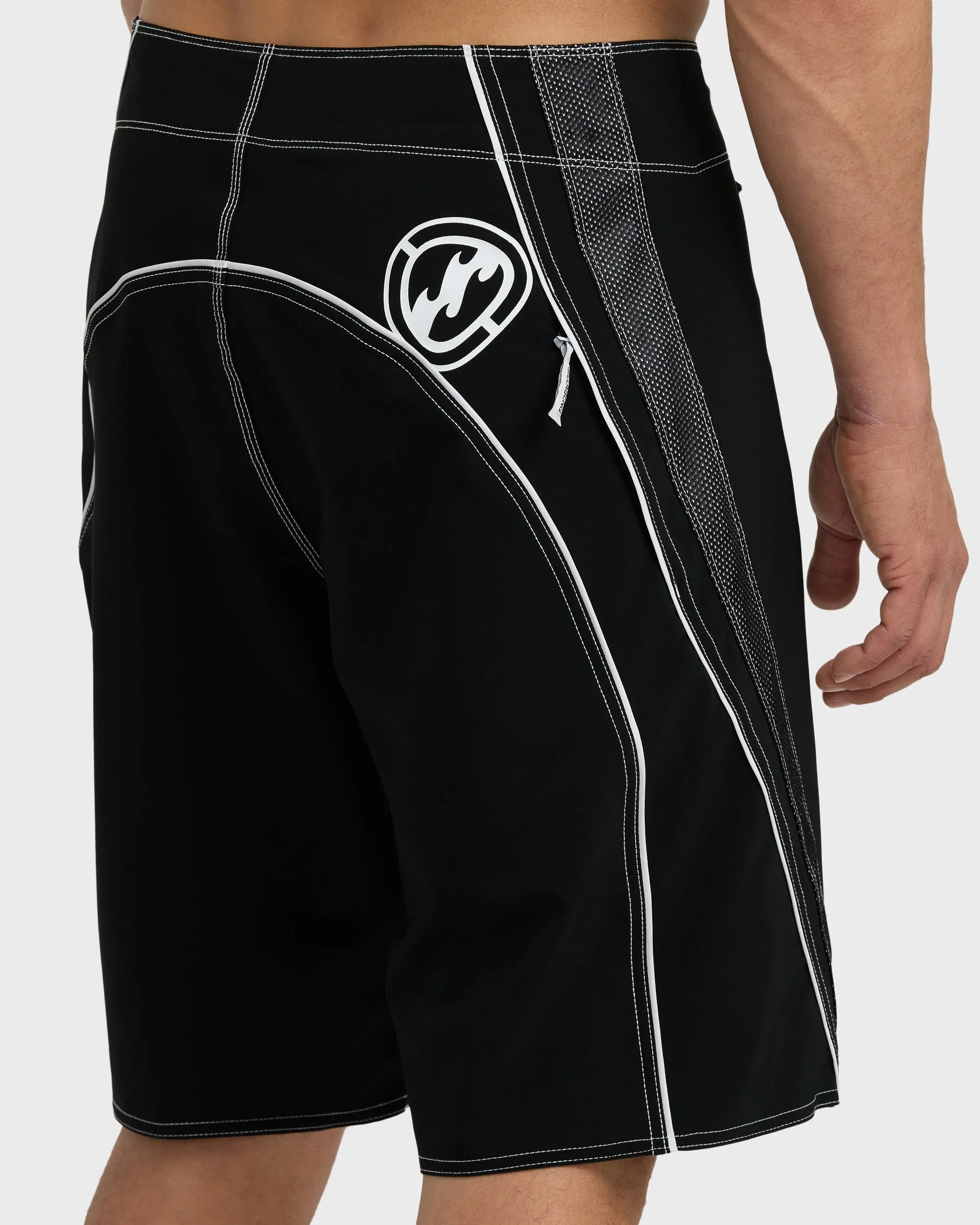Fluid 2K Pro Performance 21" Boardshorts - Black White sold by Billabong product image thumbnail 5