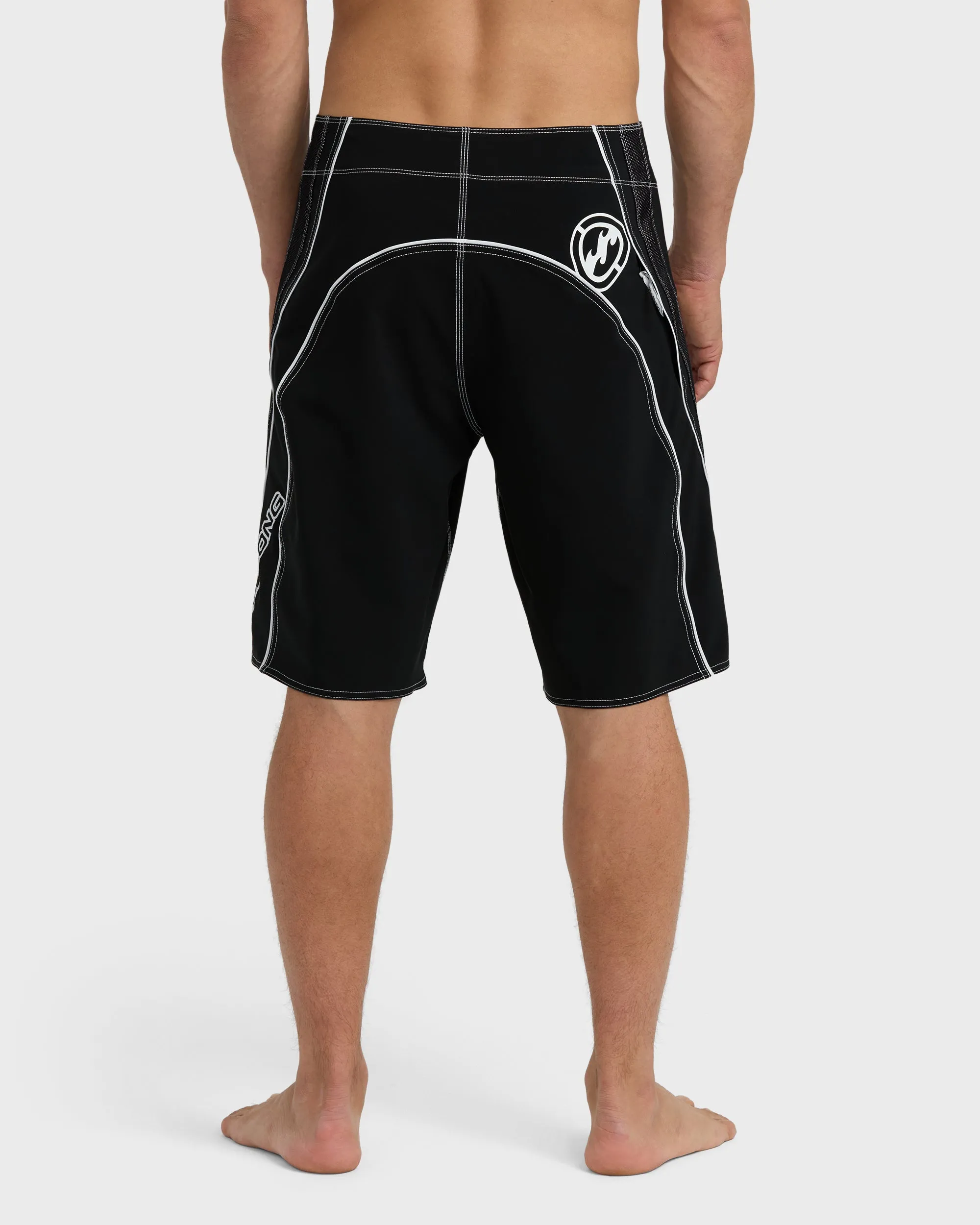 Fluid 2K Pro Performance 21" Boardshorts - Black White sold by Billabong product image thumbnail 2