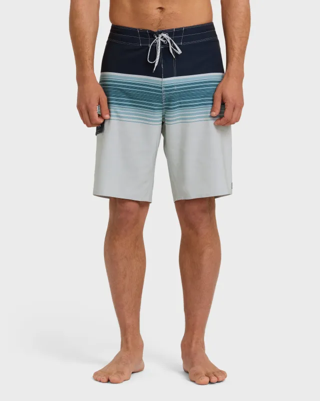 All Day Stripe Pro Performance 20" Boardshorts - Washed Blue sold by Billabong