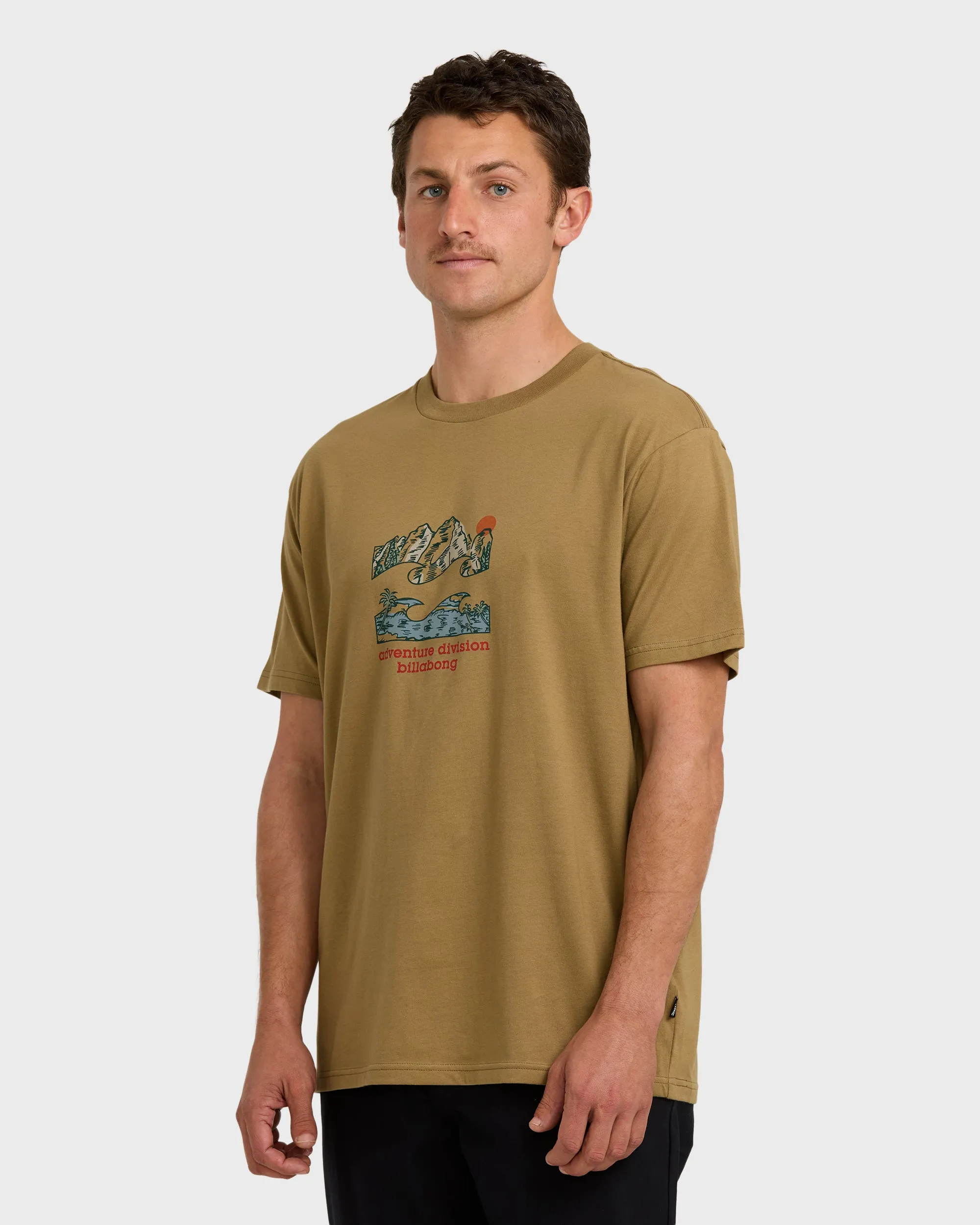 A/Div Glimpse Short Sleeve T-Shirt - Gravel sold by Billabong product image thumbnail 3