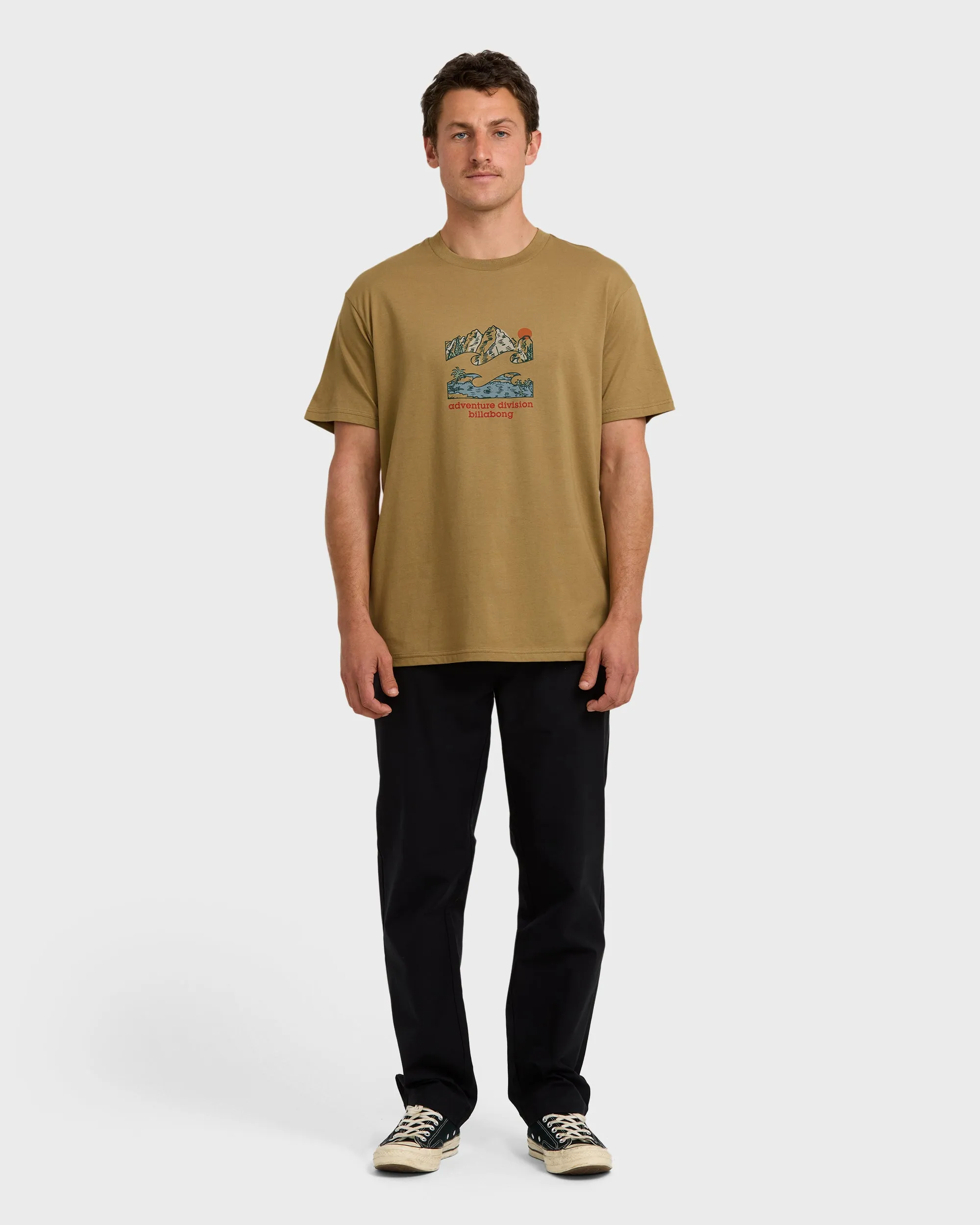 A/Div Glimpse Short Sleeve T-Shirt - Gravel sold by Billabong product image thumbnail 4