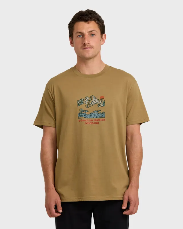 A/Div Glimpse Short Sleeve T-Shirt - Gravel sold by Billabong