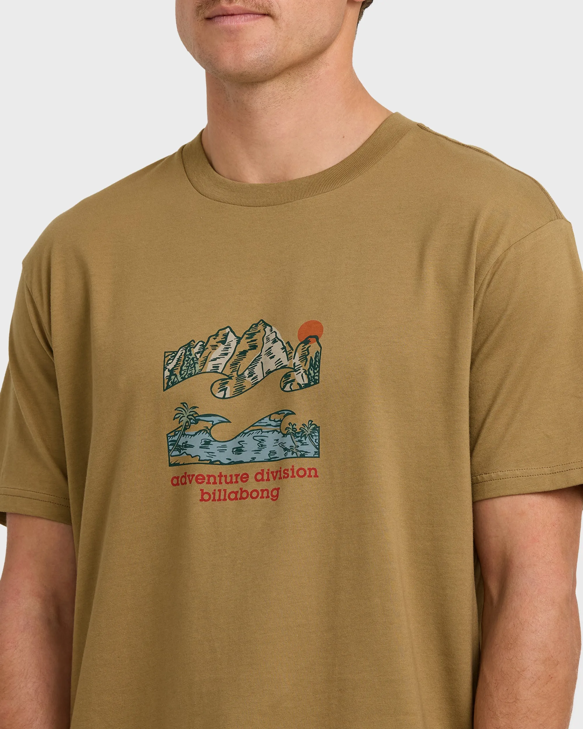 A/Div Glimpse Short Sleeve T-Shirt - Gravel sold by Billabong product image thumbnail 5