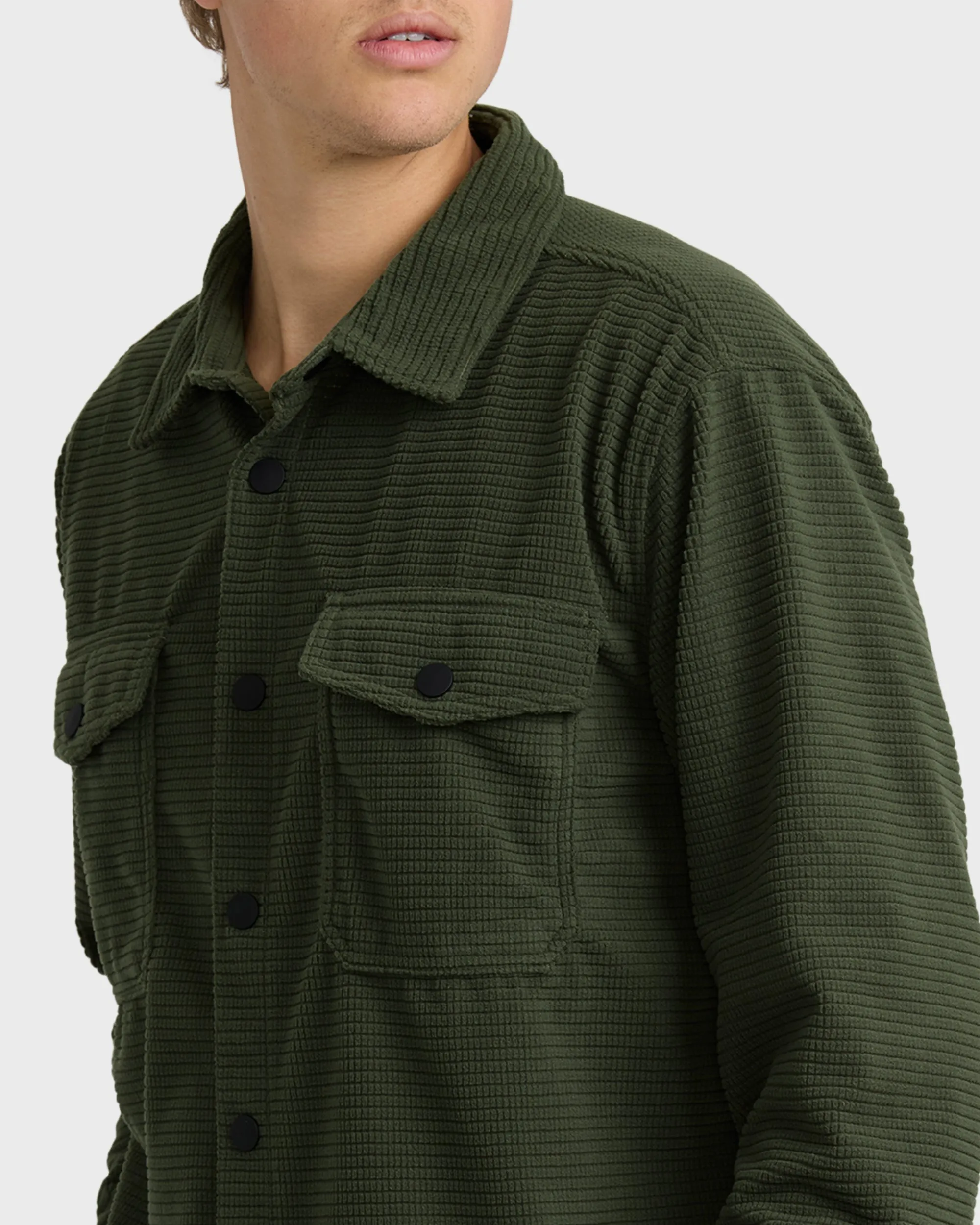 Ridge Flannel Shirt - Fatigue sold by Billabong product image thumbnail 5