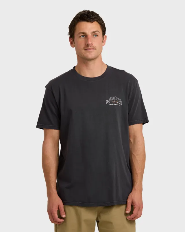 South Runner Premium Ww Short Sleeve T-Shirt - Washed Black sold by Billabong