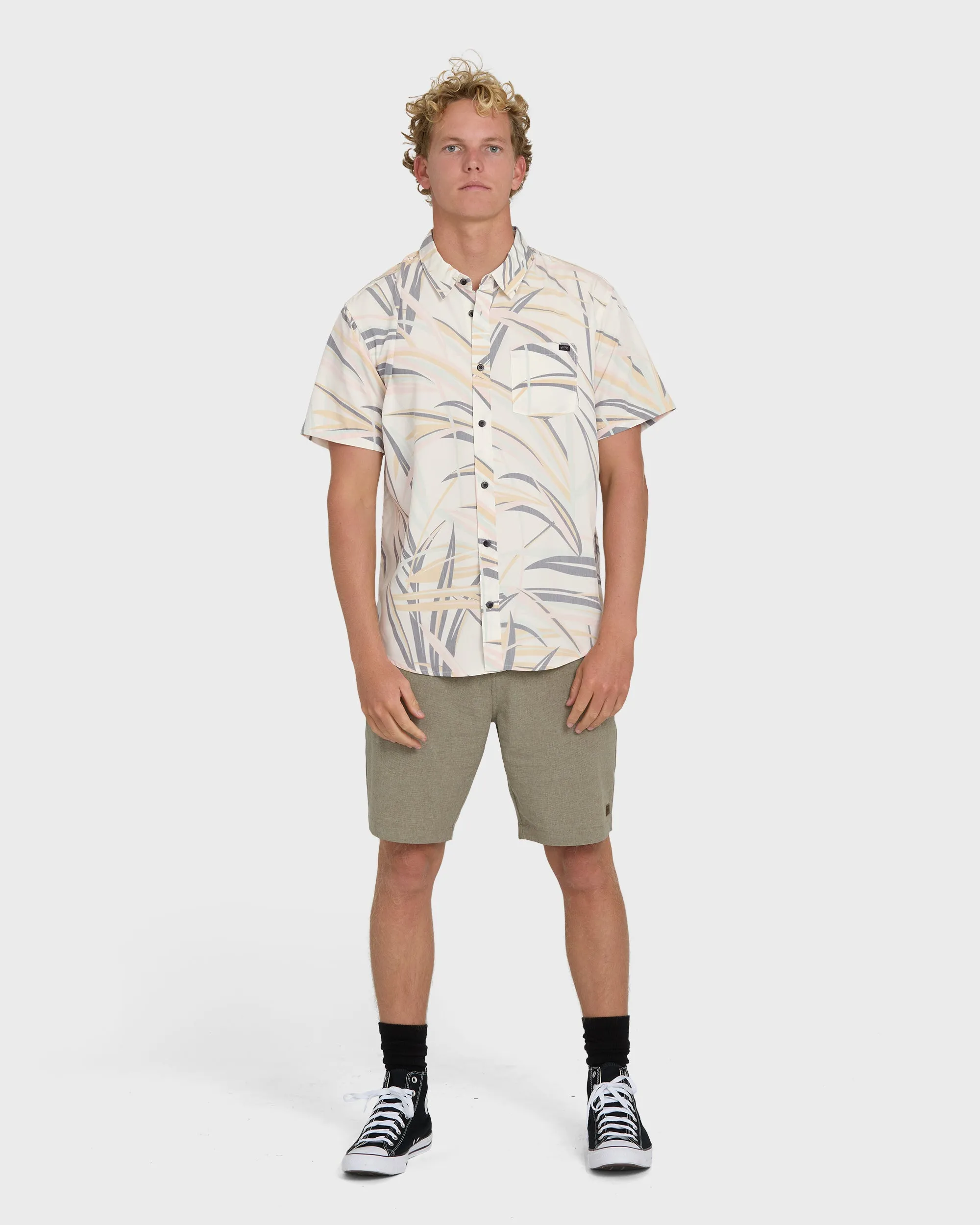 Sundays Lounge Short Sleeve Shirt - Fog sold by Billabong product image thumbnail 4