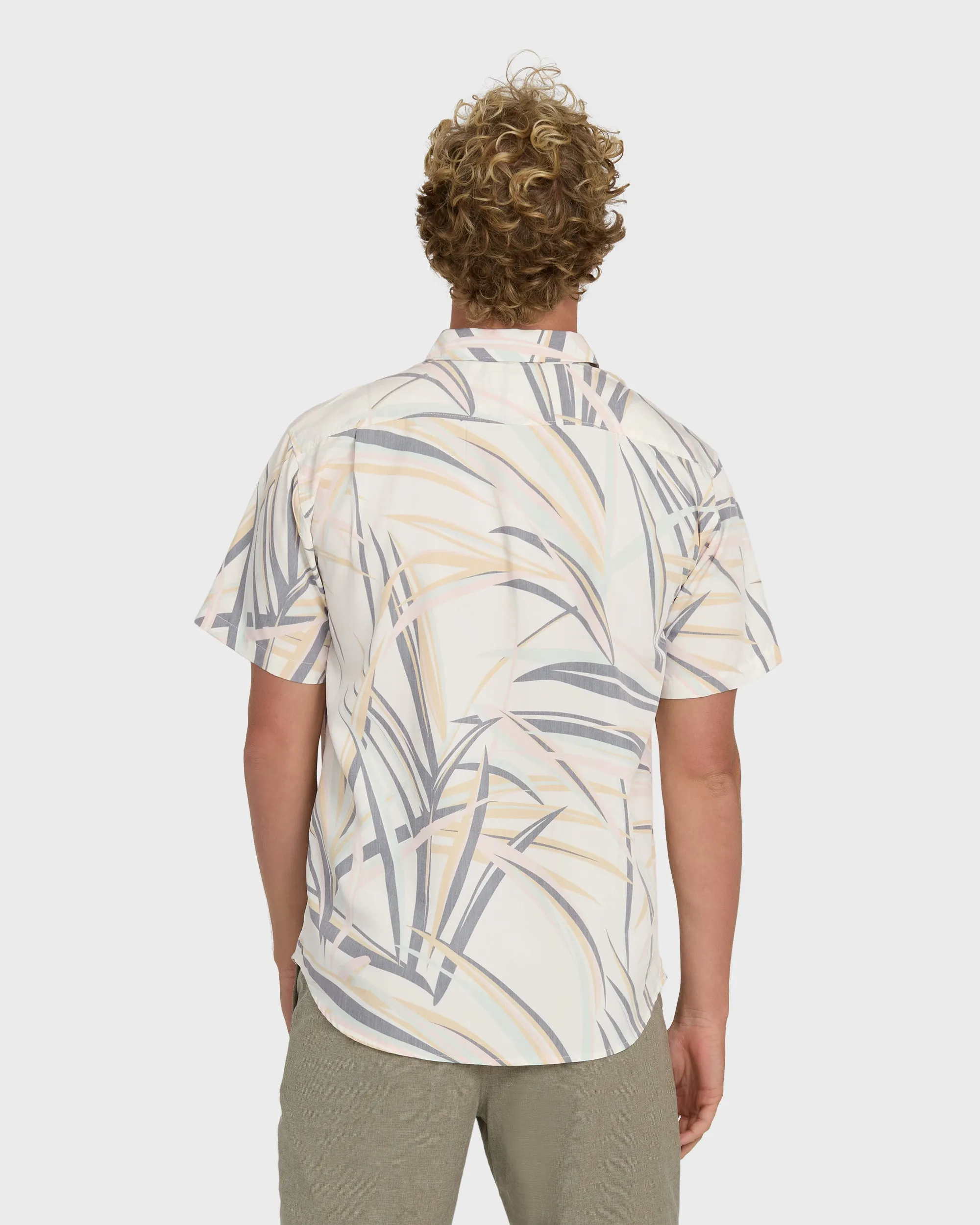 Sundays Lounge Short Sleeve Shirt - Fog sold by Billabong product image thumbnail 2