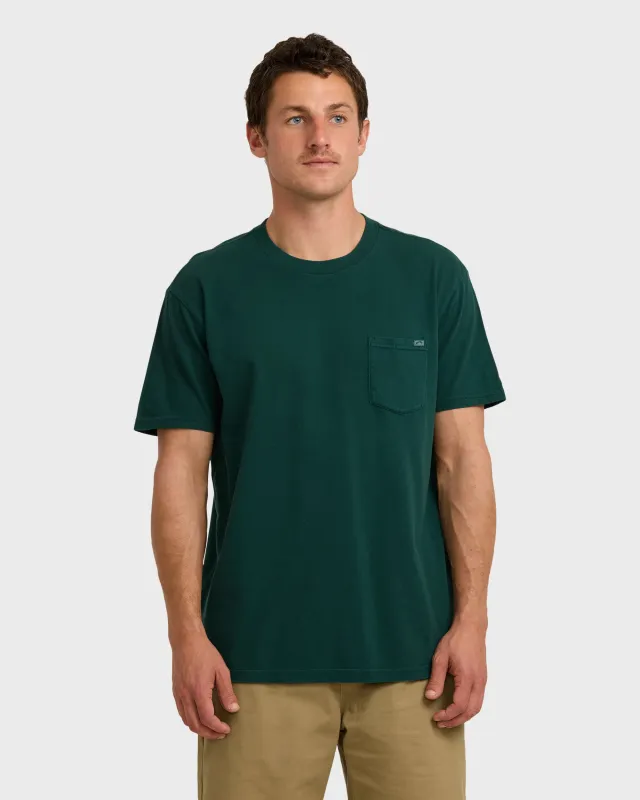 Essential Premium Wave Wash T-Shirt - Forest sold by Billabong