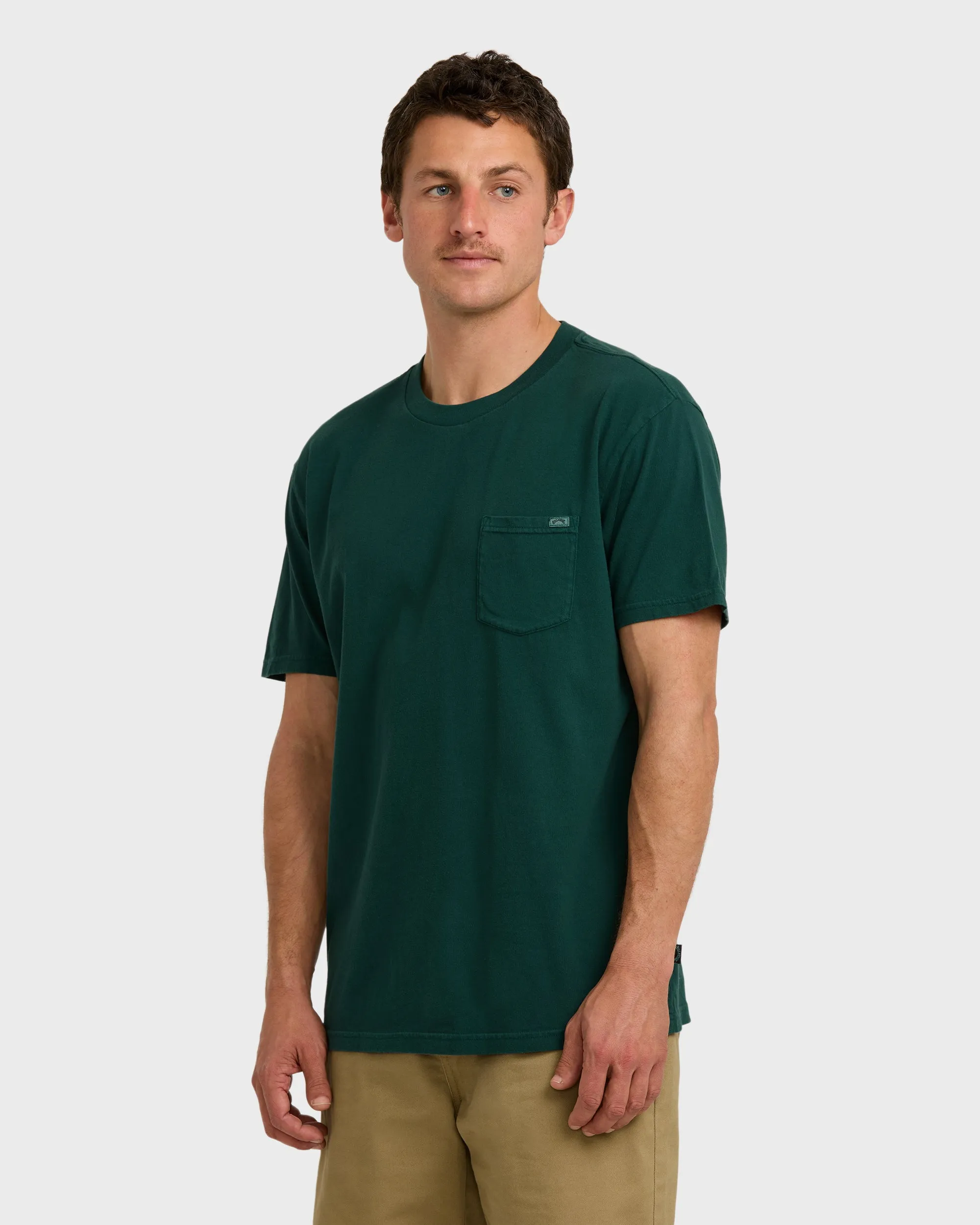 Essential Premium Wave Wash T-Shirt - Forest sold by Billabong product image thumbnail 3
