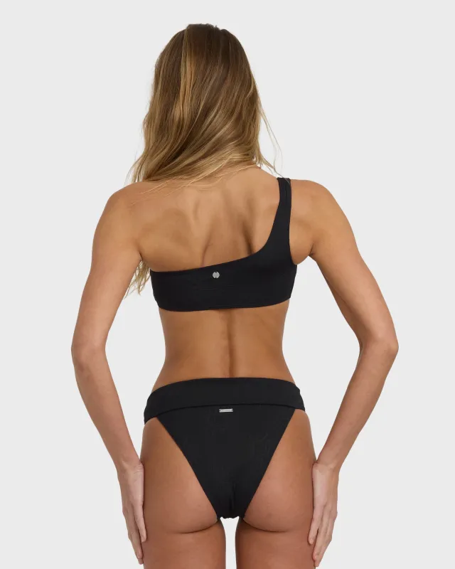 Laura Twisted Sun Aruba Bikini Bottom - Black Pebble sold by Billabong