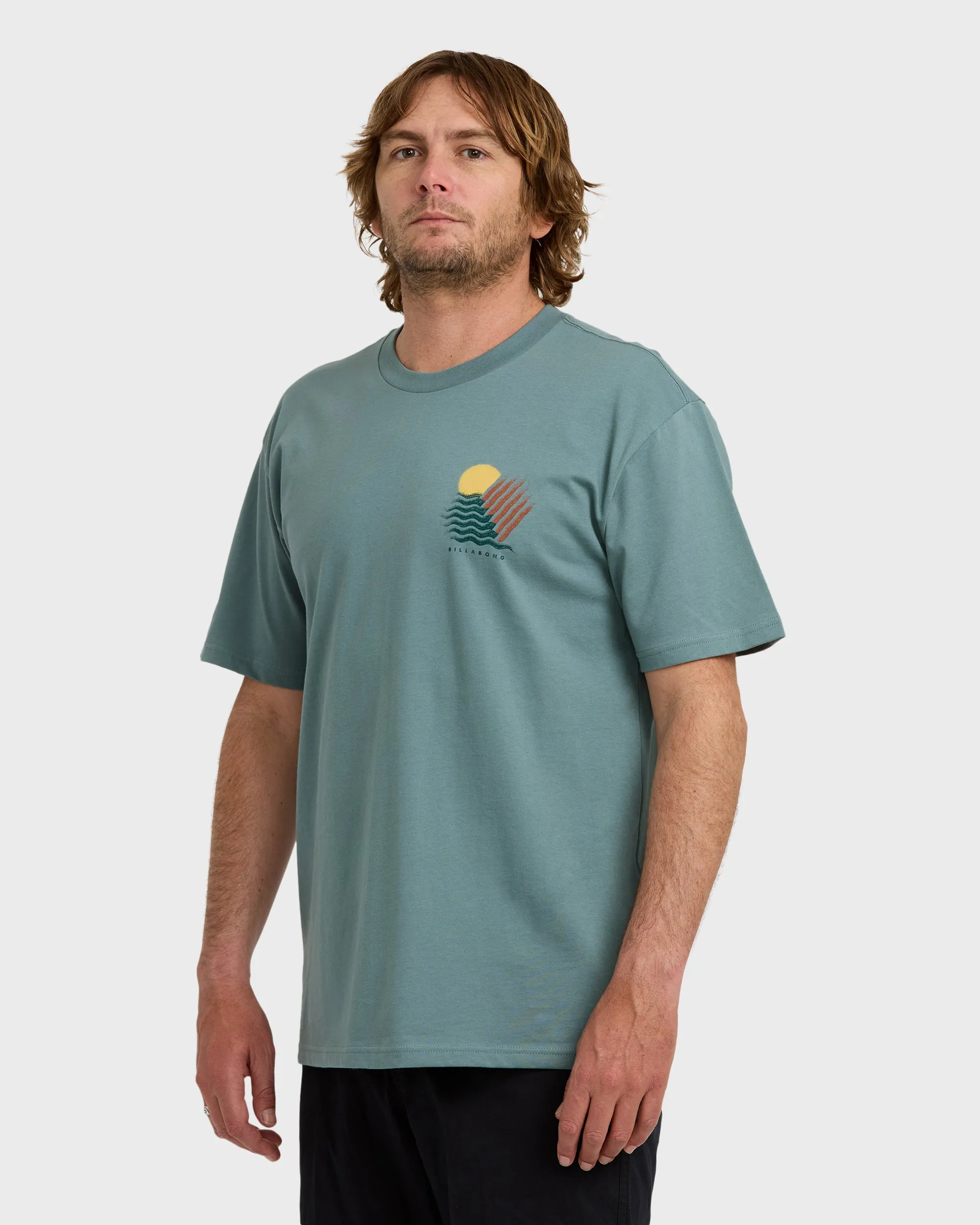 Canyons Regular Short Sleeve T-Shirt - Sea Blue sold by Billabong product image thumbnail 4