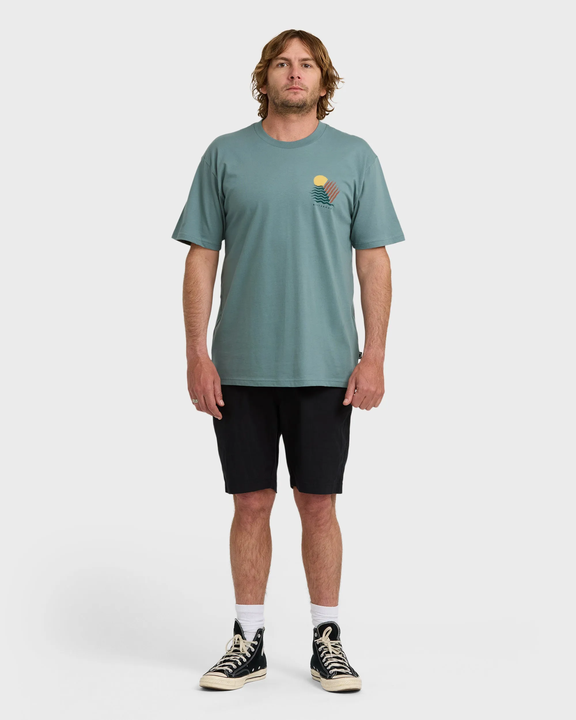Canyons Regular Short Sleeve T-Shirt - Sea Blue sold by Billabong product image thumbnail 3