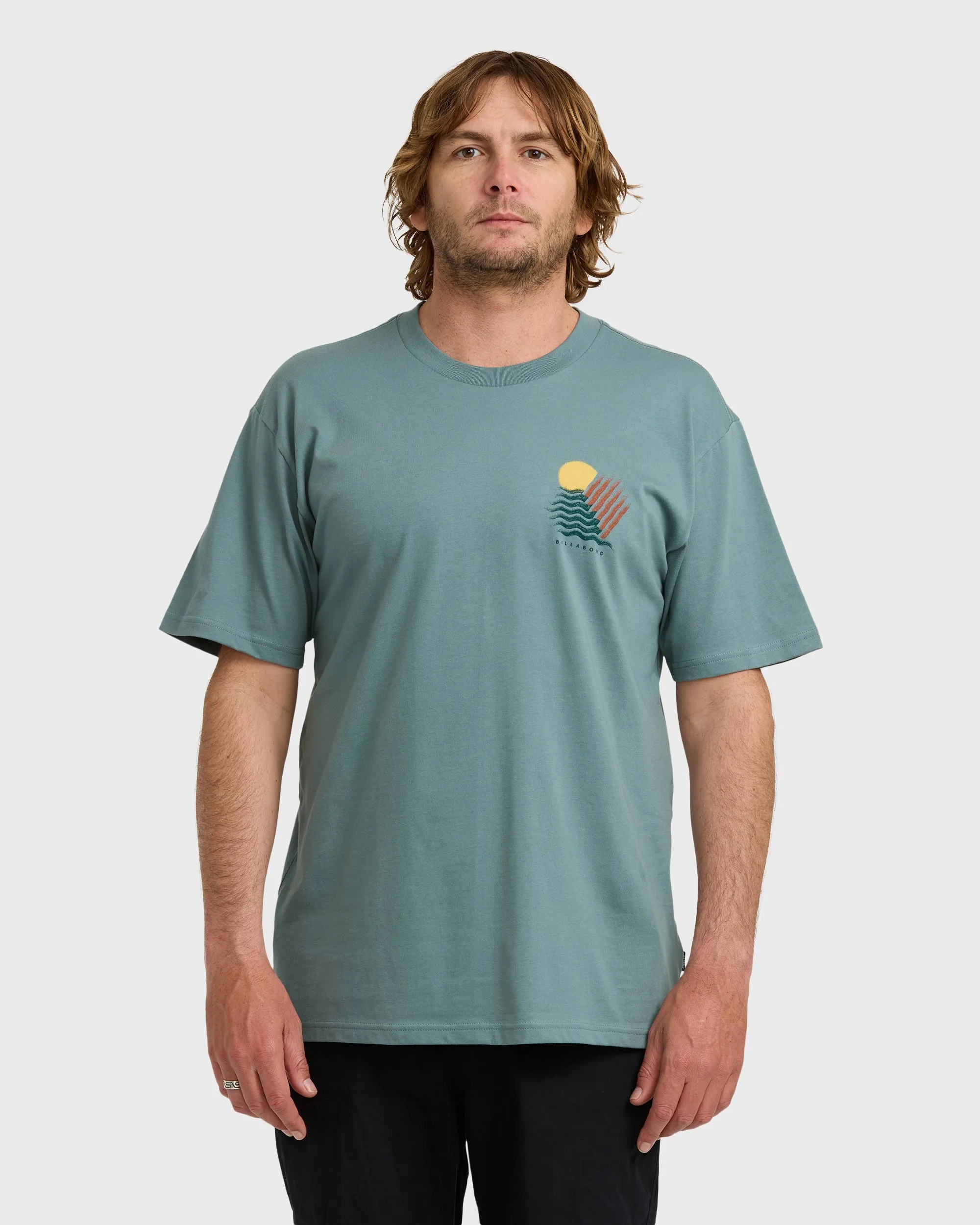 Canyons Regular Short Sleeve T-Shirt - Sea Blue sold by Billabong product image thumbnail 2