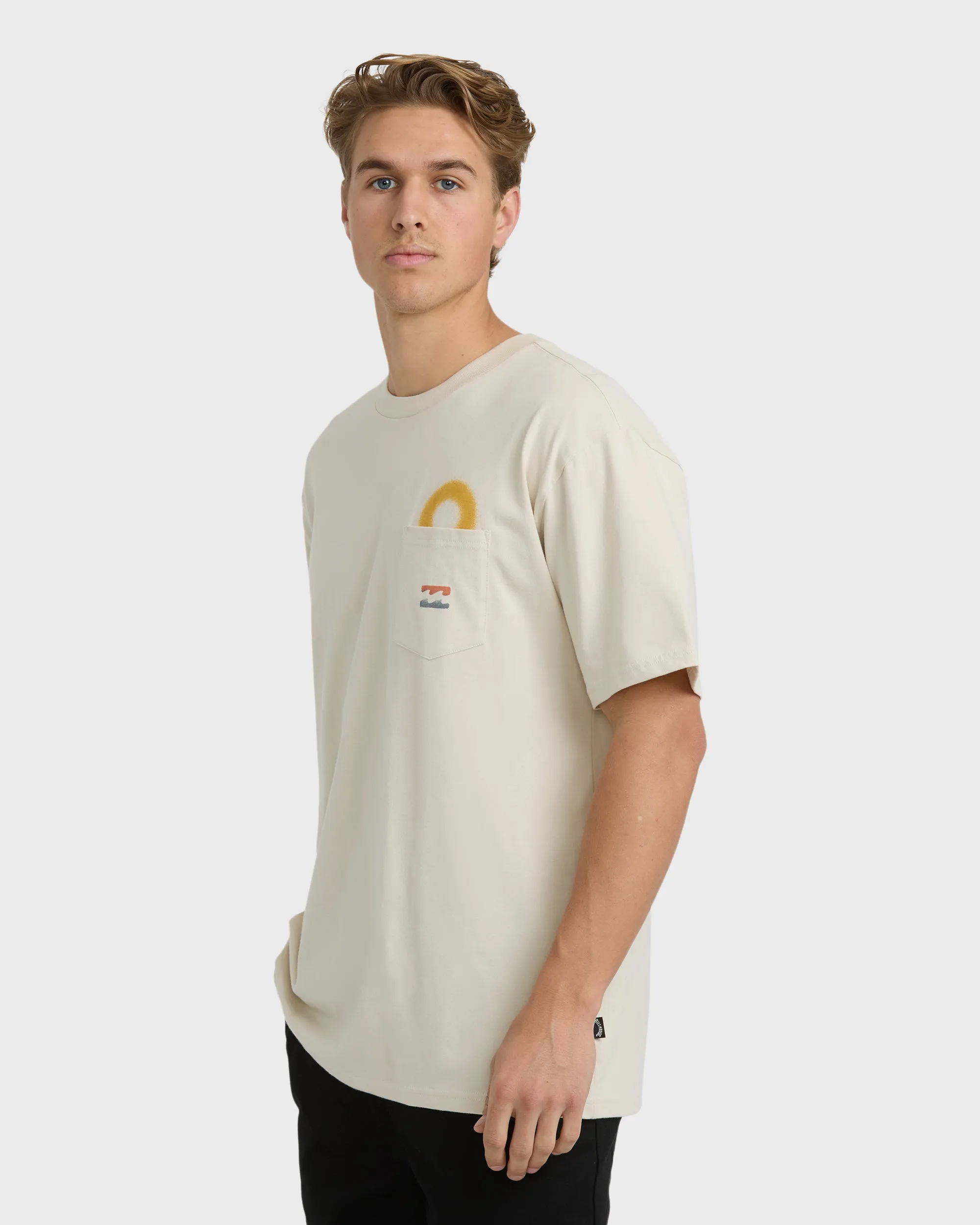 Eclipse Regular Short Sleeve T-Shirt - Chino sold by Billabong product image thumbnail 4