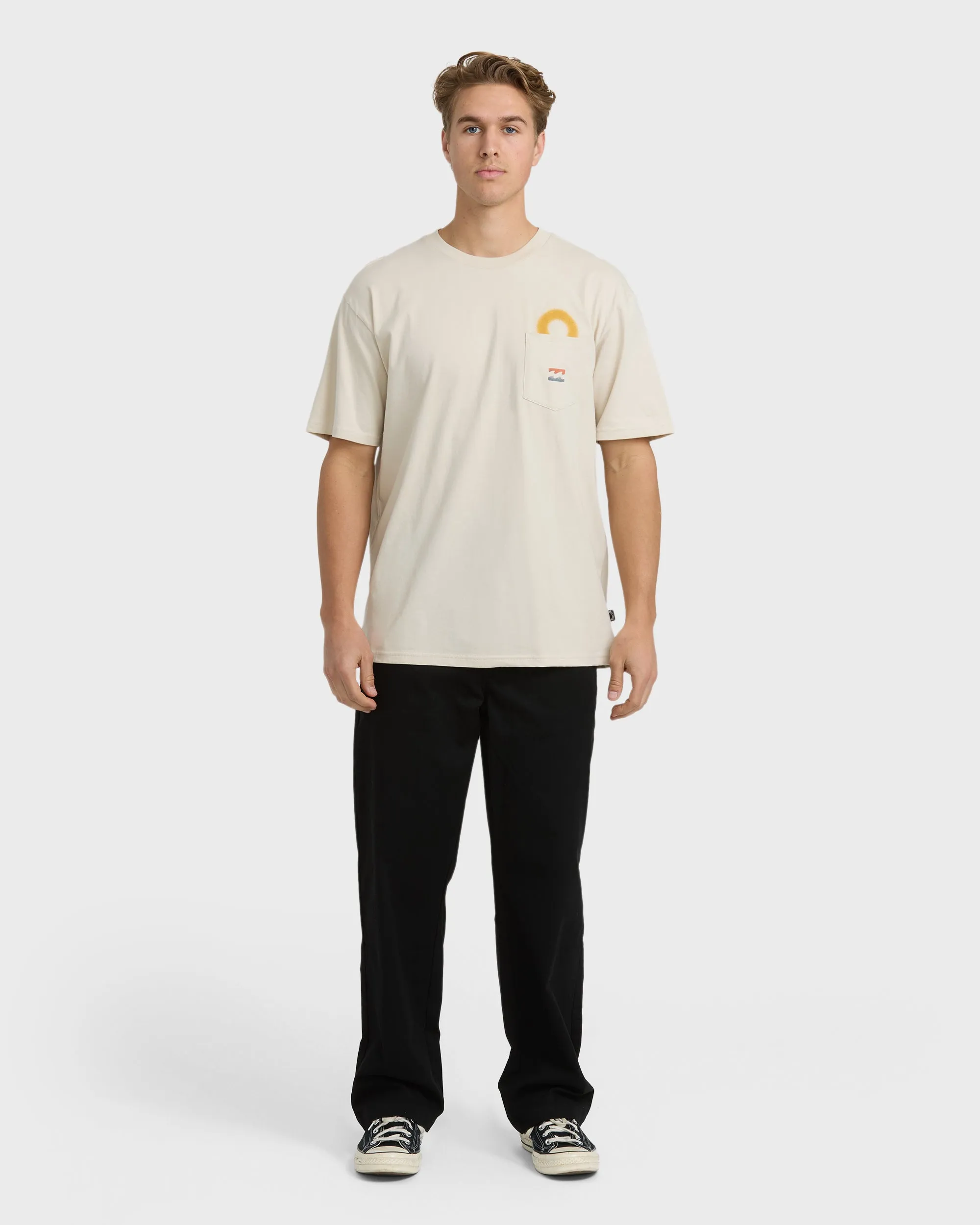Eclipse Regular Short Sleeve T-Shirt - Chino sold by Billabong product image thumbnail 3