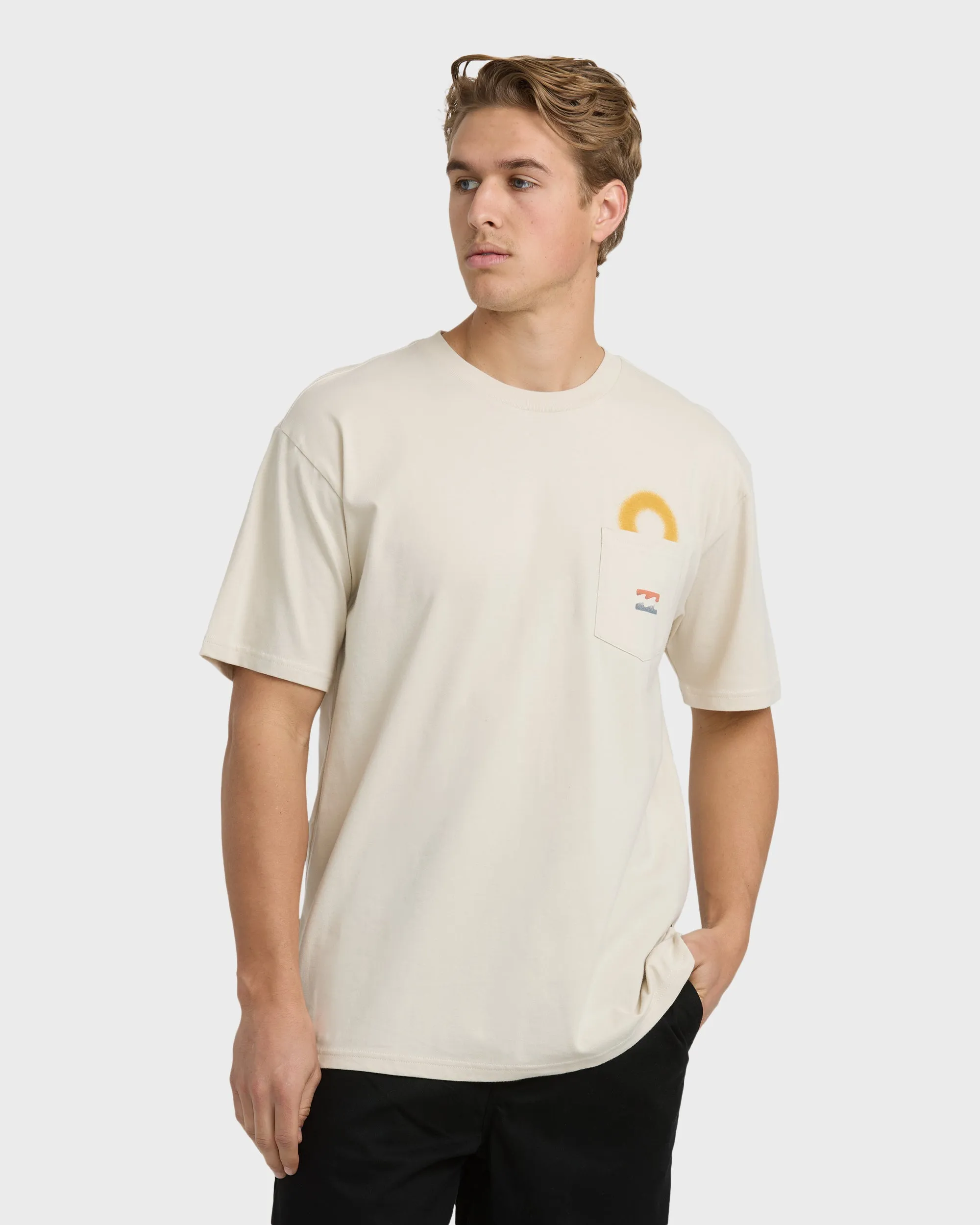 Eclipse Regular Short Sleeve T-Shirt - Chino sold by Billabong product image thumbnail 2
