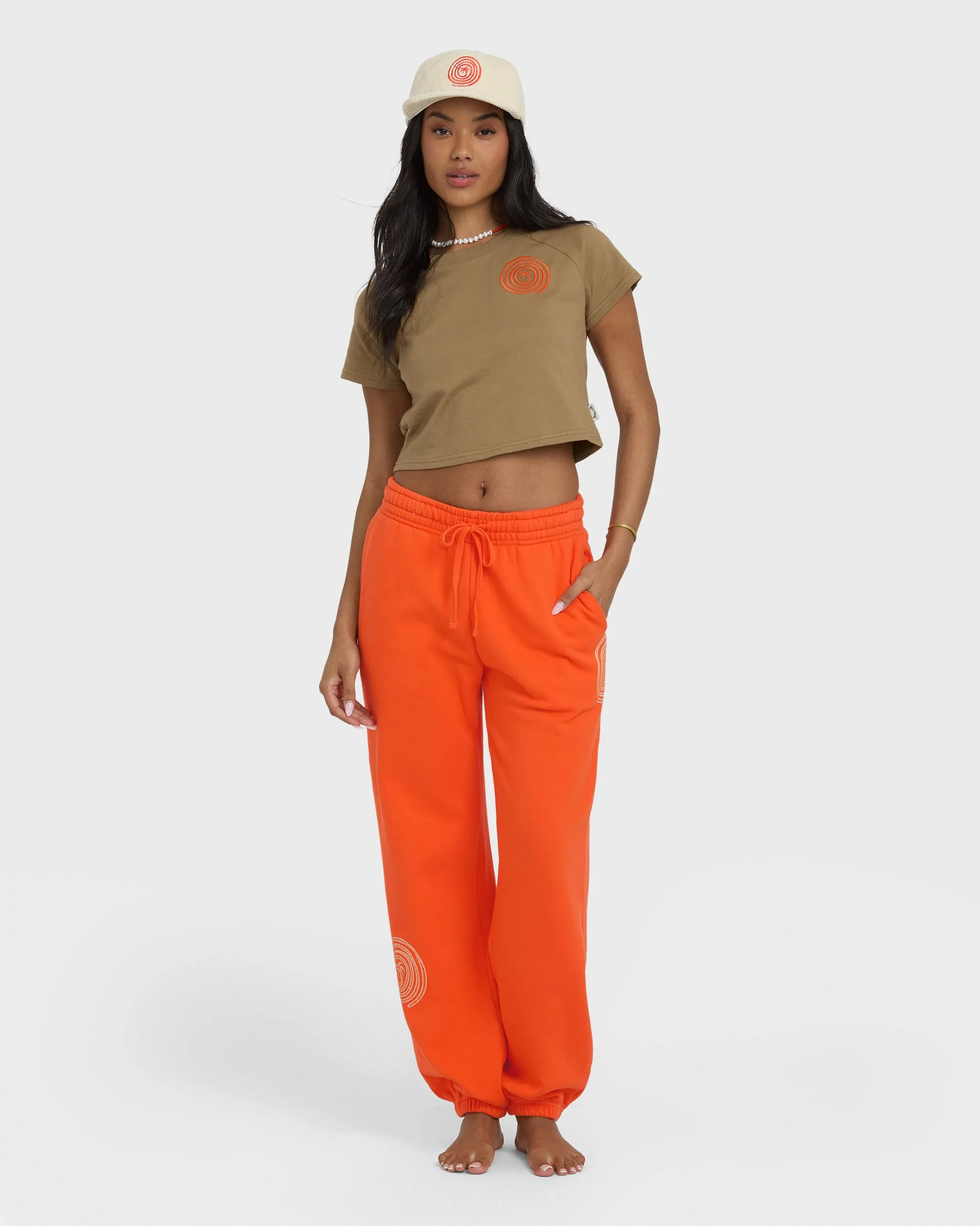 Schuyler Jogger - Twisted Orange sold by Billabong