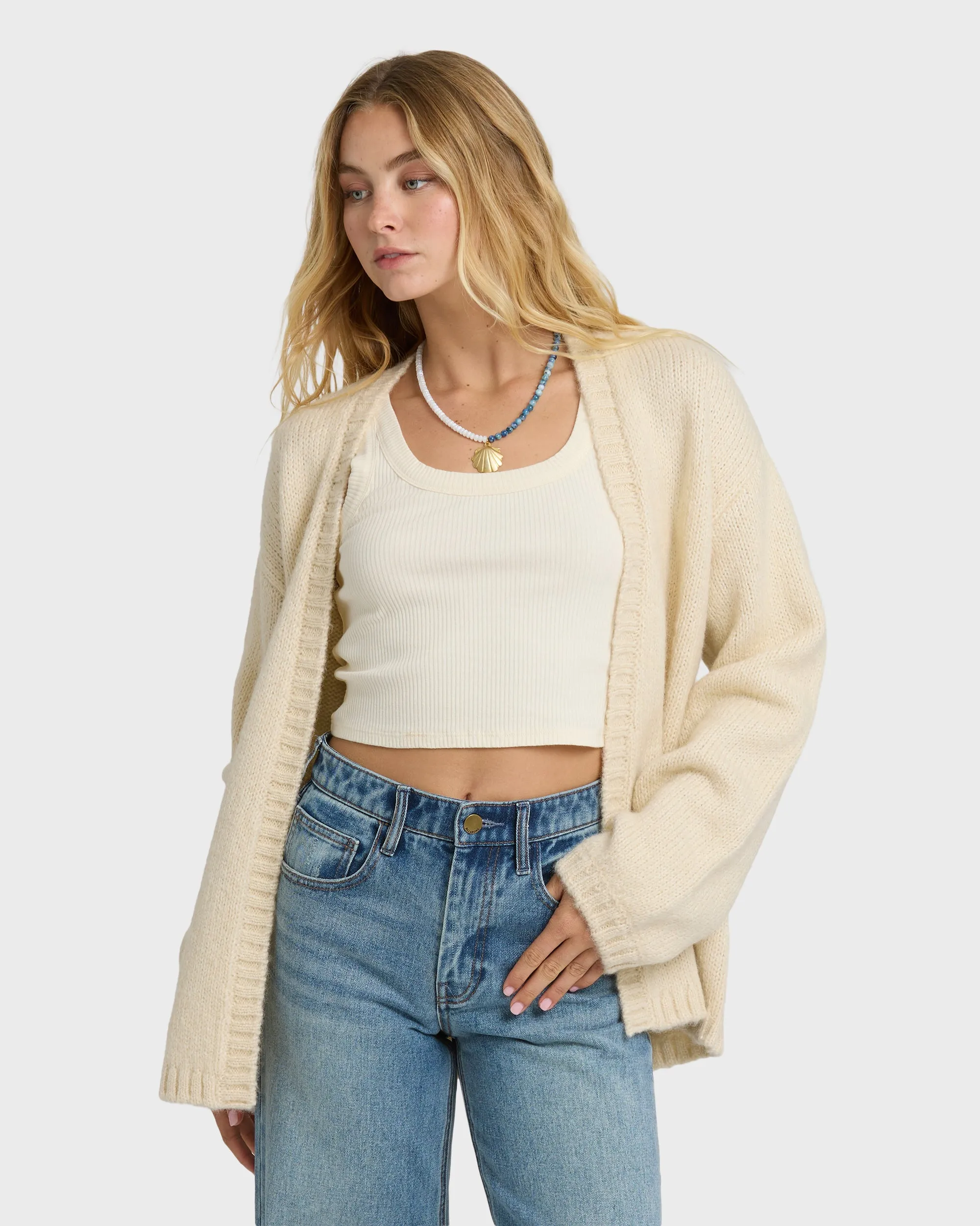 Soft Sun Cardi - Whitecap sold by Billabong product image thumbnail 2