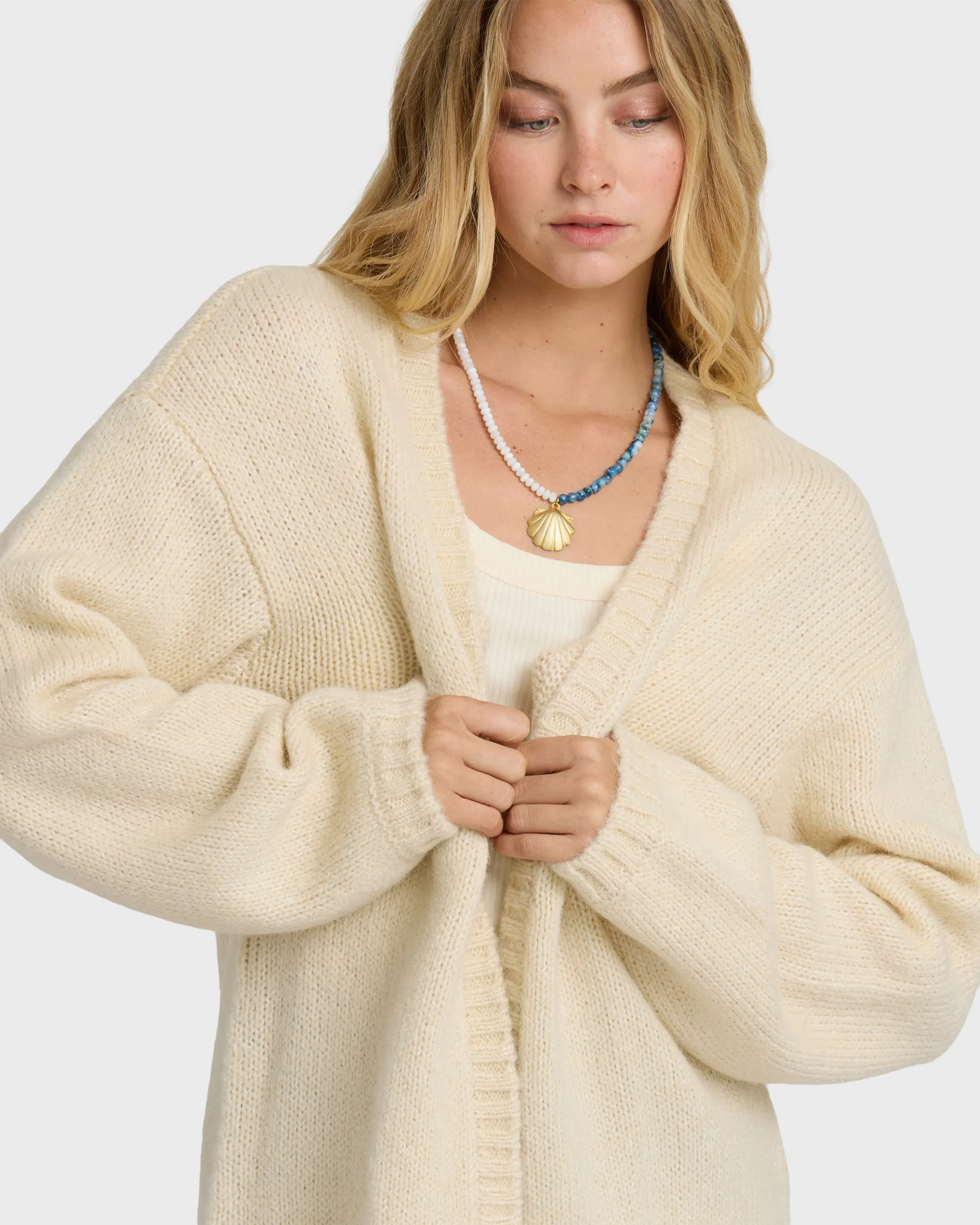 Soft Sun Cardi - Whitecap sold by Billabong
