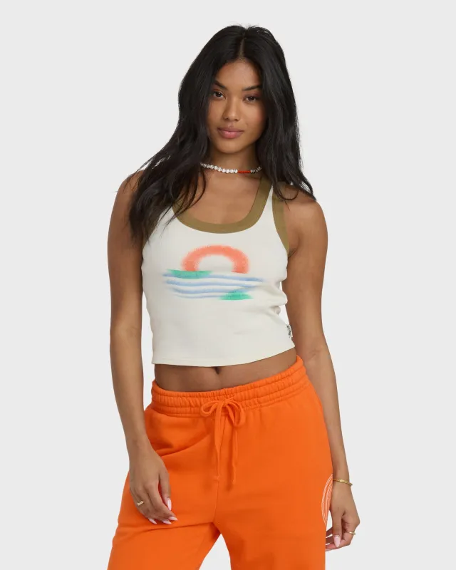 Schuyler Ringer Tank T-Shirt - Whitecap sold by Billabong