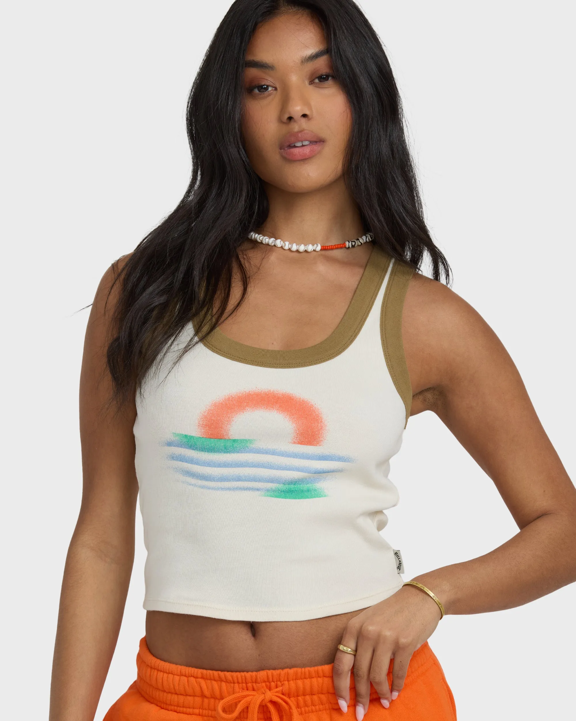 Schuyler Ringer Tank T-Shirt - Whitecap sold by Billabong product image thumbnail 2
