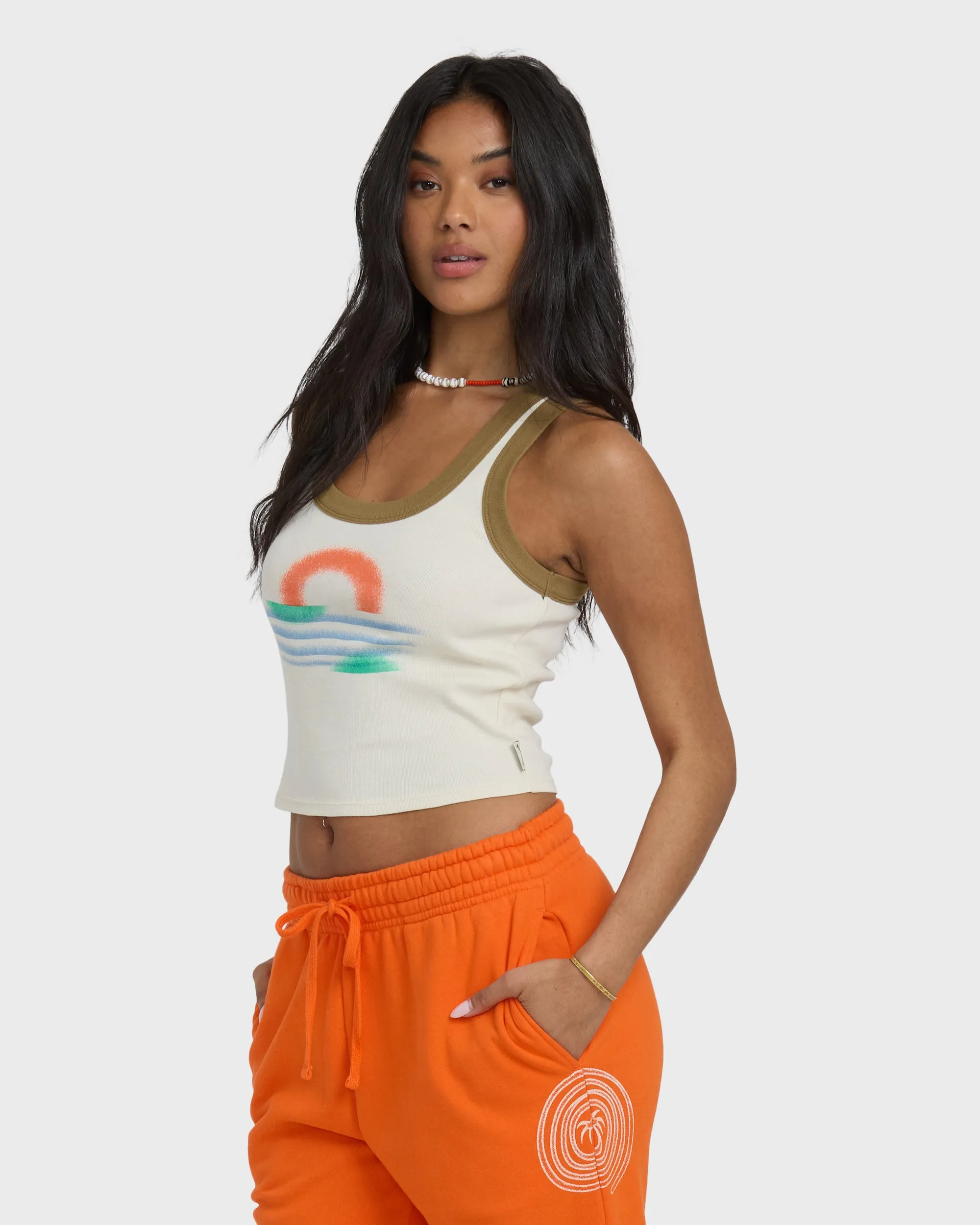 Schuyler Ringer Tank T-Shirt - Whitecap sold by Billabong product image thumbnail 4