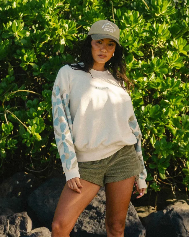 Atlas Tide Kendal Crewneck Sweatshirt - Whitecap sold by Billabong