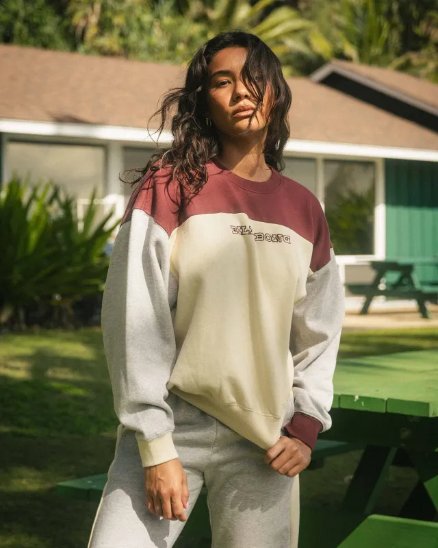 Get It Kendal Crewneck Sweatshirt - Pinot sold by Billabong