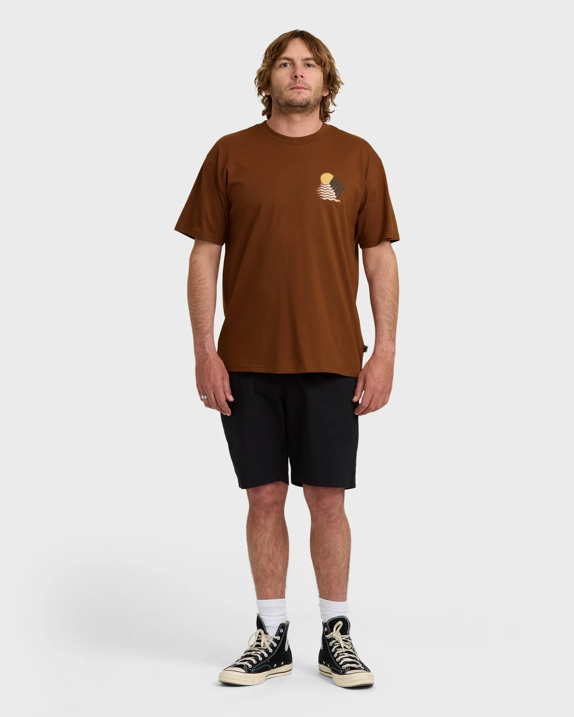 Canyons Regular Short Sleeve T-Shirt - Rust sold by Billabong product image thumbnail 4