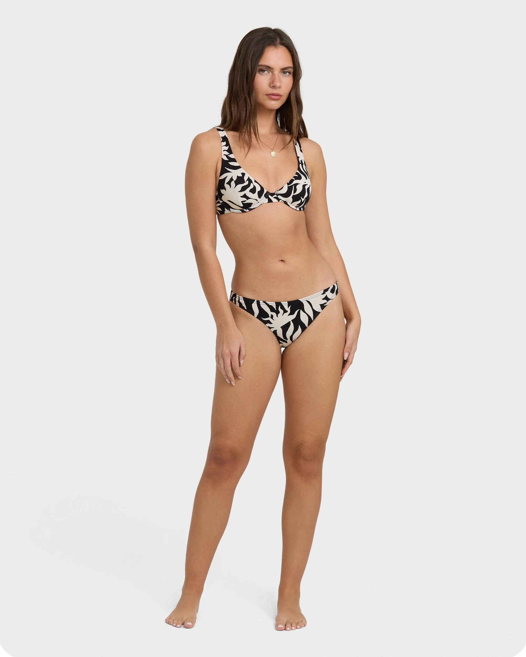 By My Side Tropic Bikini Bottom - Black White sold by Billabong product image thumbnail 5