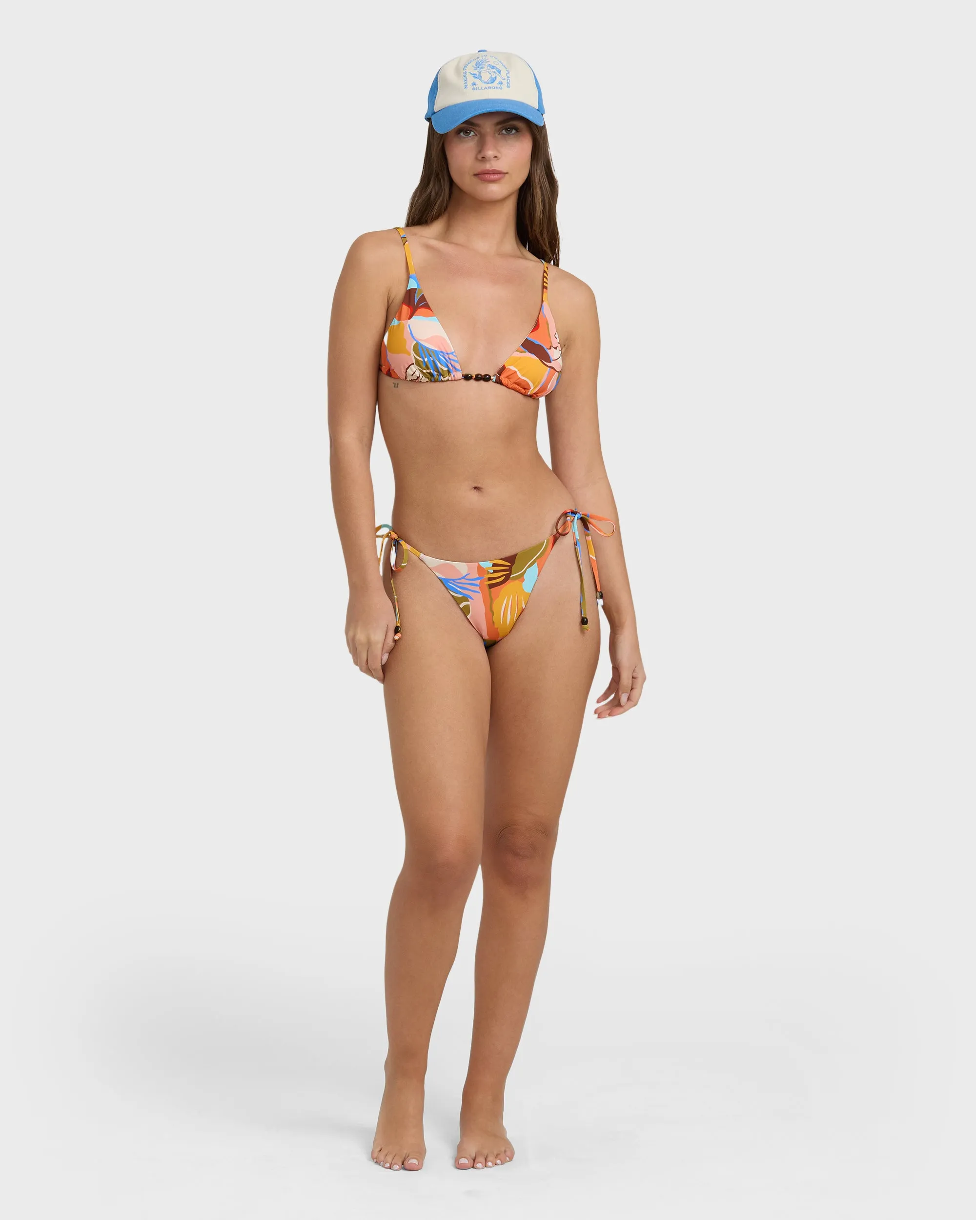 Lei Daze Tall Slide Triangle Bikini Top - Multi sold by Billabong product image thumbnail 5