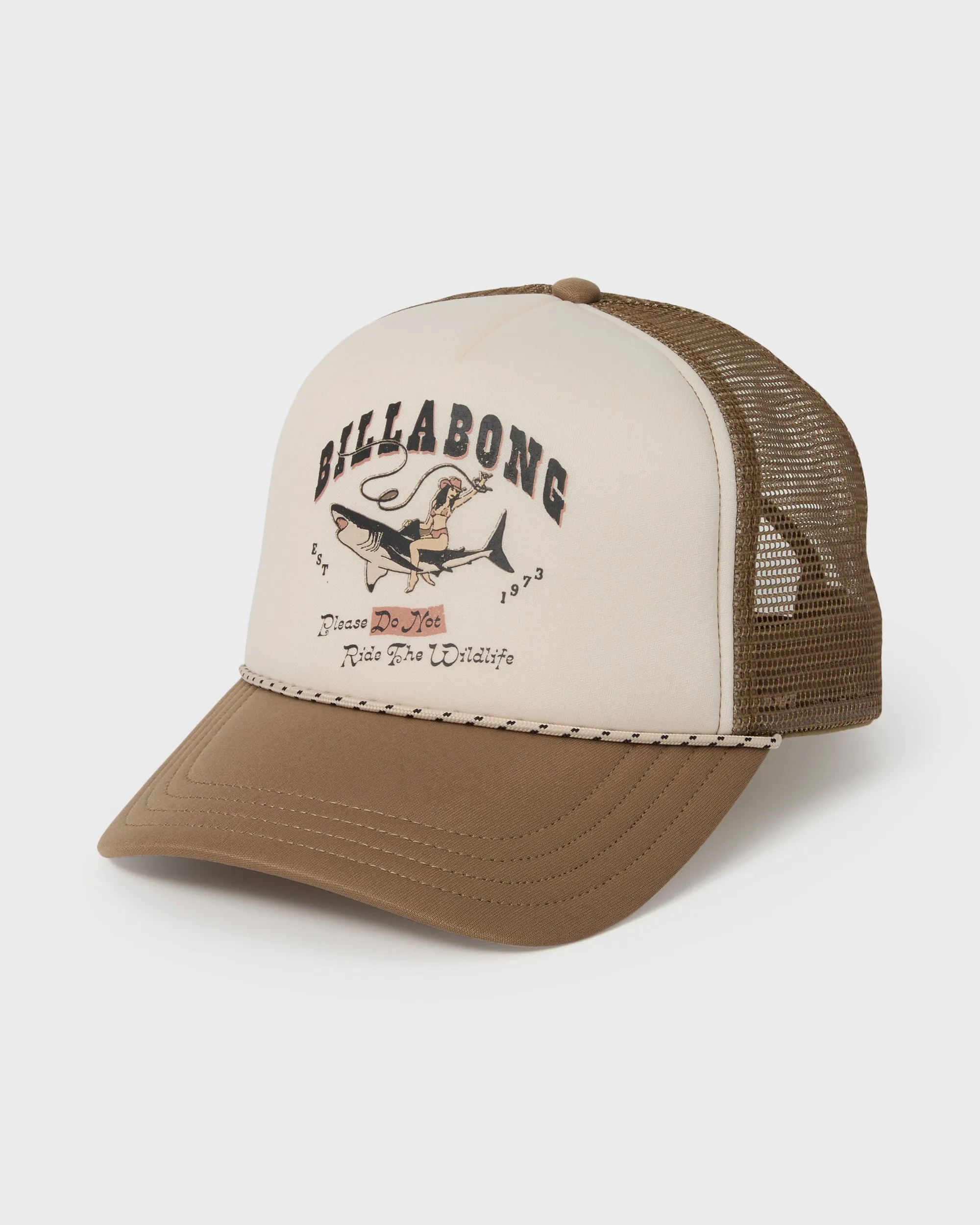 Grandpa Trucker Hat - Mushroom sold by Billabong product image thumbnail 3