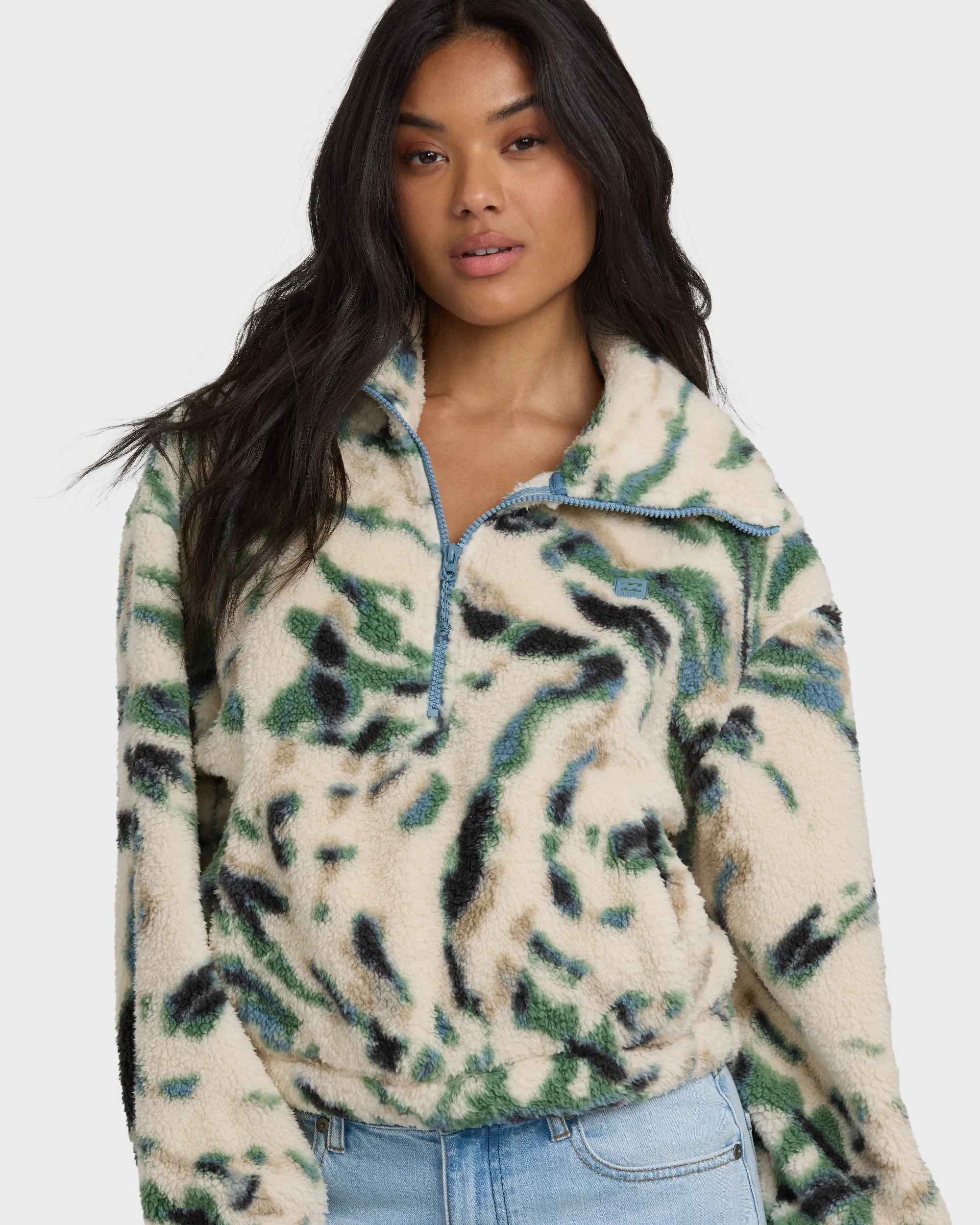 Barra Half Zip Sweatshirt - Whitecap sold by Billabong product image thumbnail 2