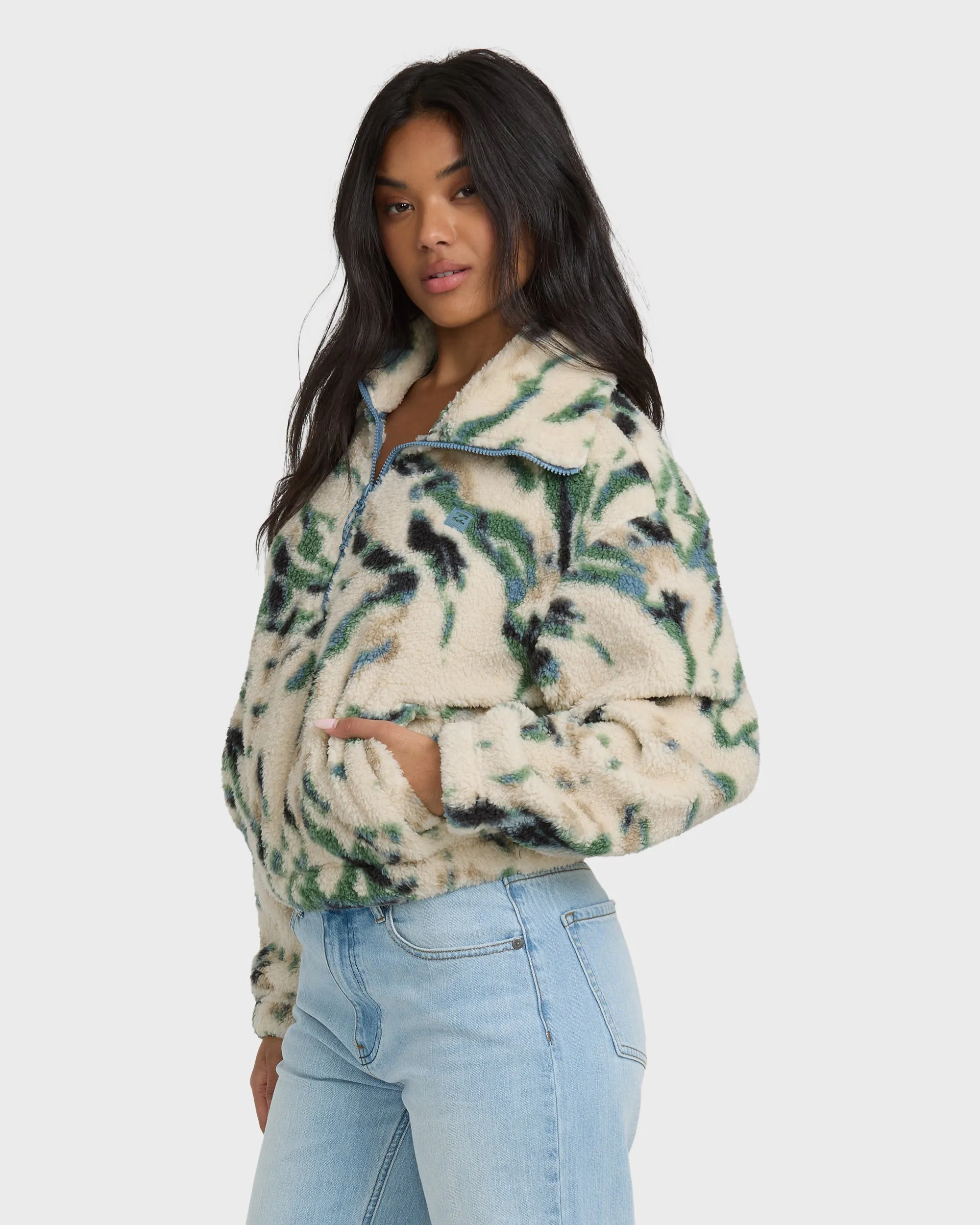 Barra Half Zip Sweatshirt - Whitecap sold by Billabong product image thumbnail 4