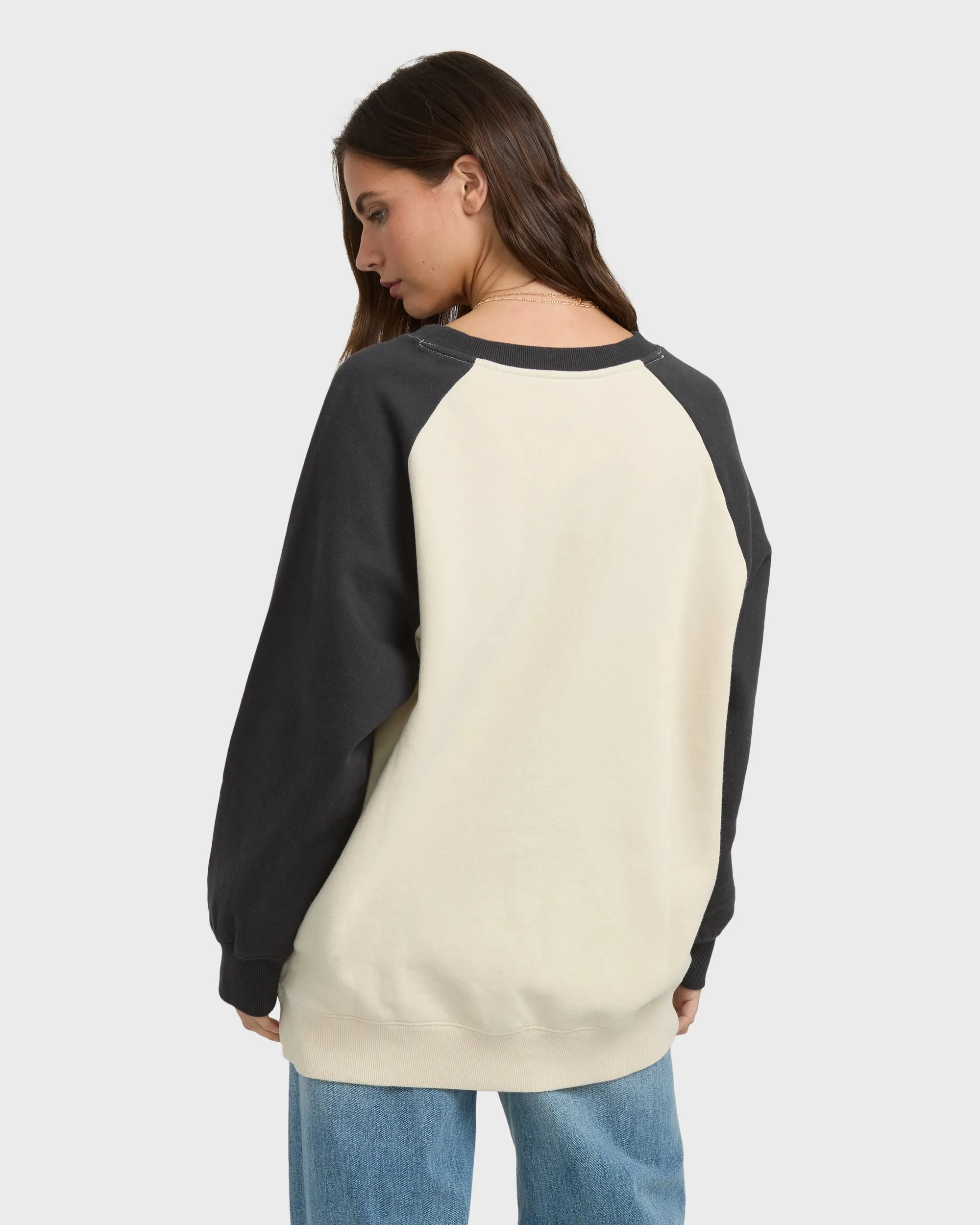 Emmers Raglan Crewneck Sweatshirt - Black Sands sold by Billabong product image thumbnail 5