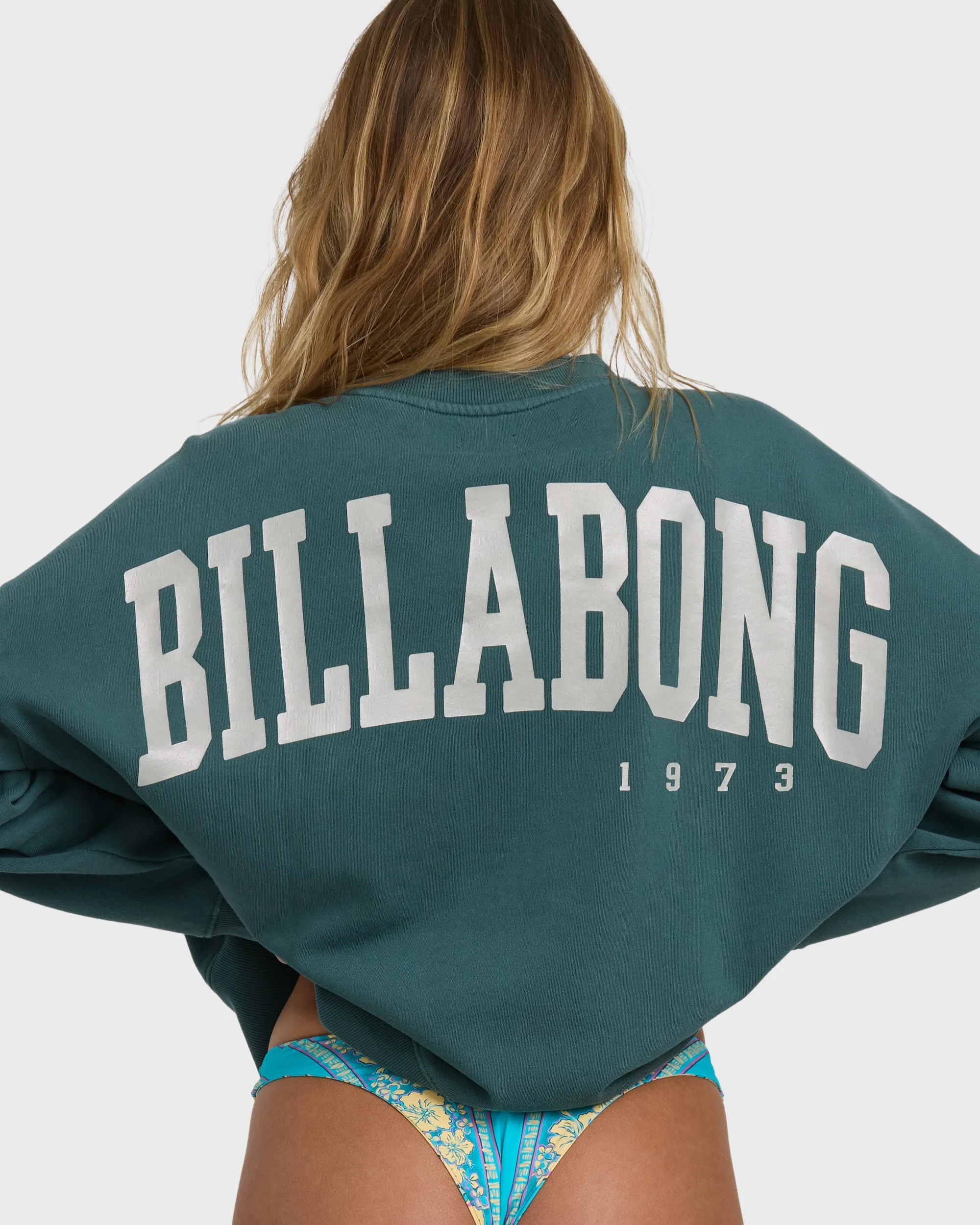 Dont Forget Crewneck Sweatshirt - Alpine sold by Billabong product image thumbnail 2