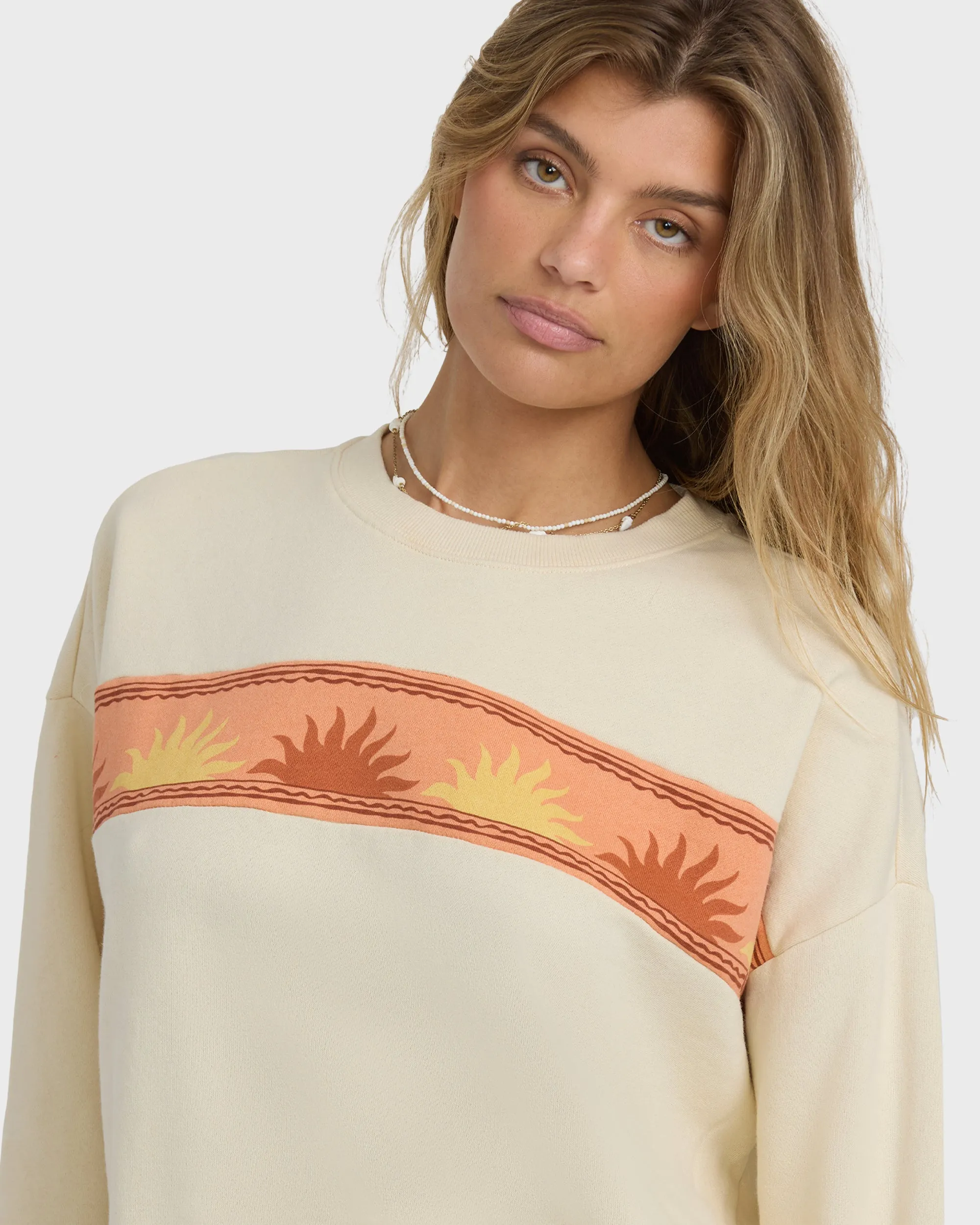 Echo Crewneck Sweatshirt - Whitecap sold by Billabong product image thumbnail 2