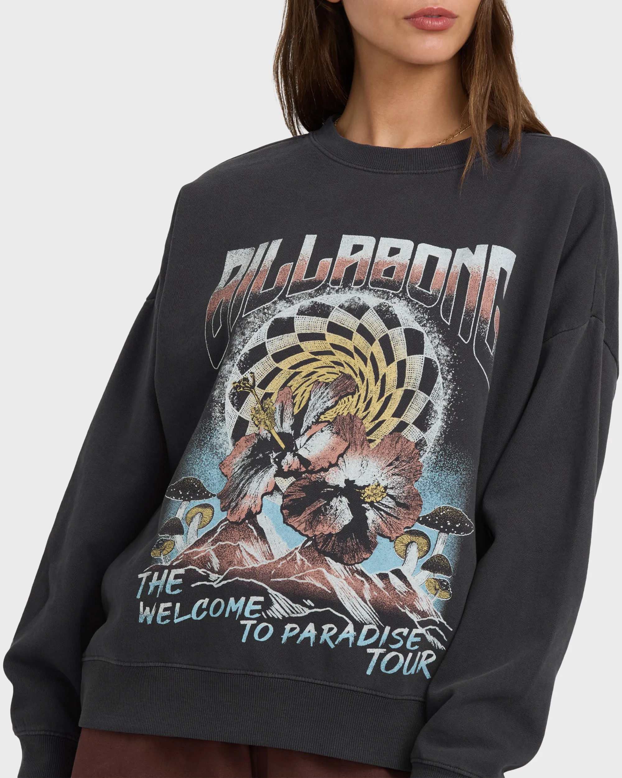 Echo Crewneck Sweatshirt - Black sold by Billabong product image thumbnail 2