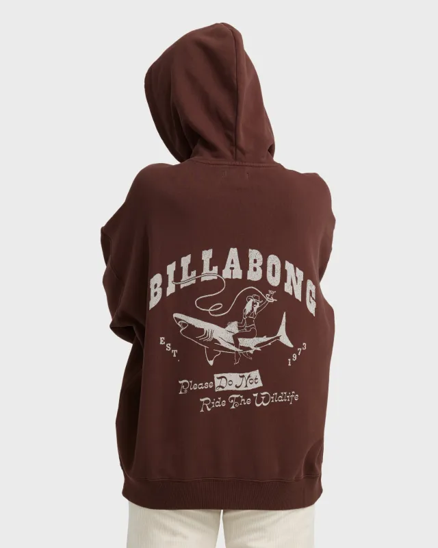Sun & Waves Hoodie - Teak sold by Billabong
