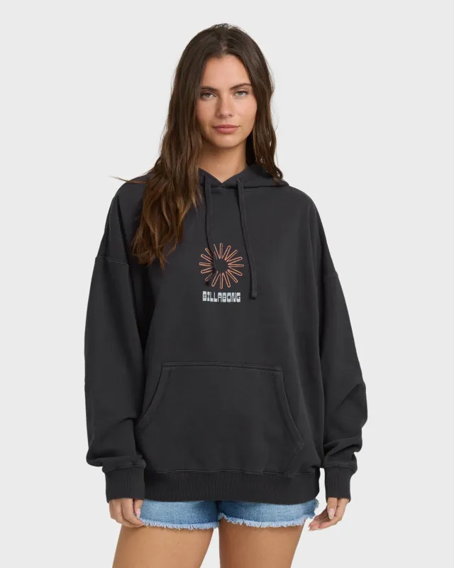 Sun & Waves Hoodie - Black Sands sold by Billabong