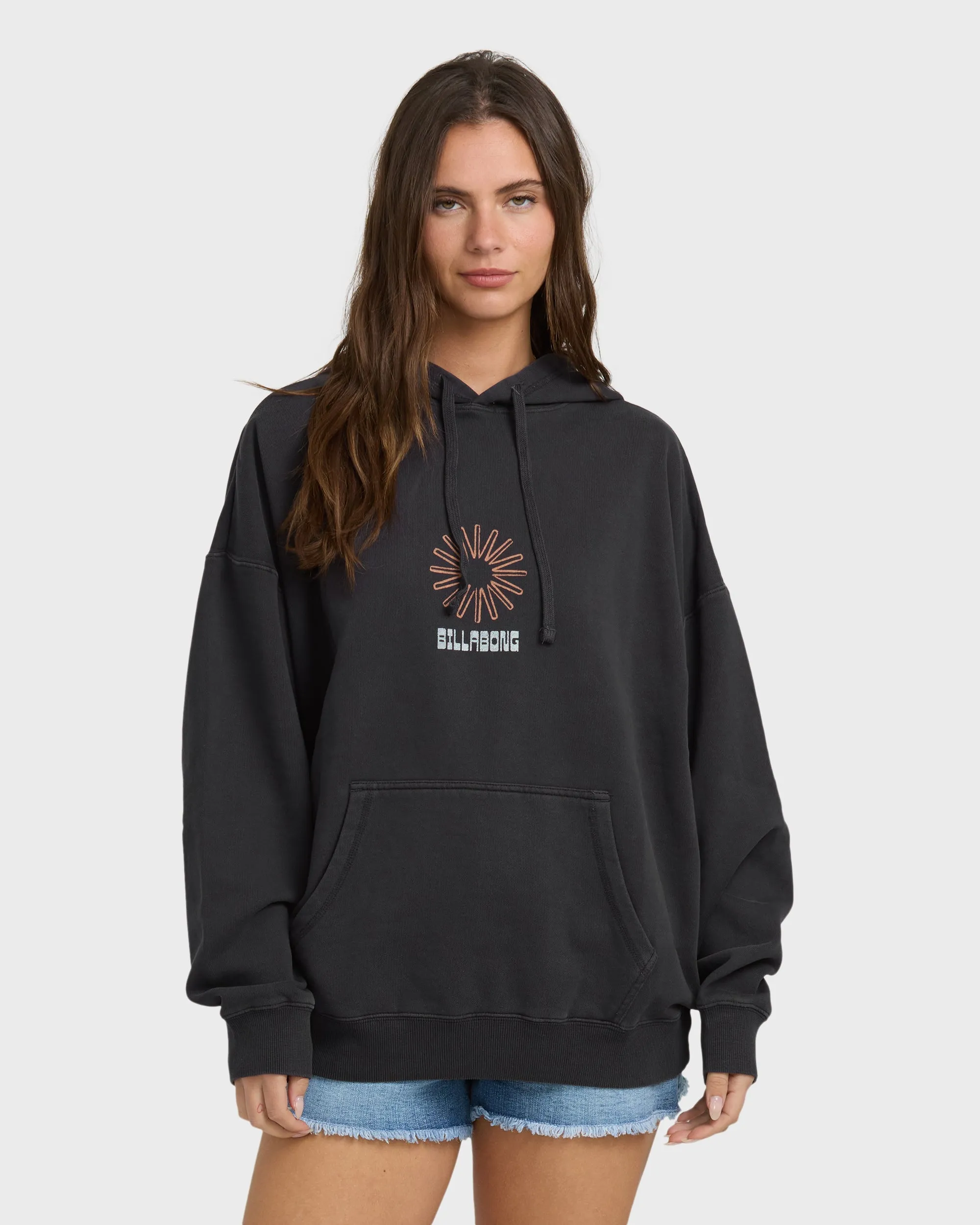 Sun & Waves Hoodie - Black Sands sold by Billabong