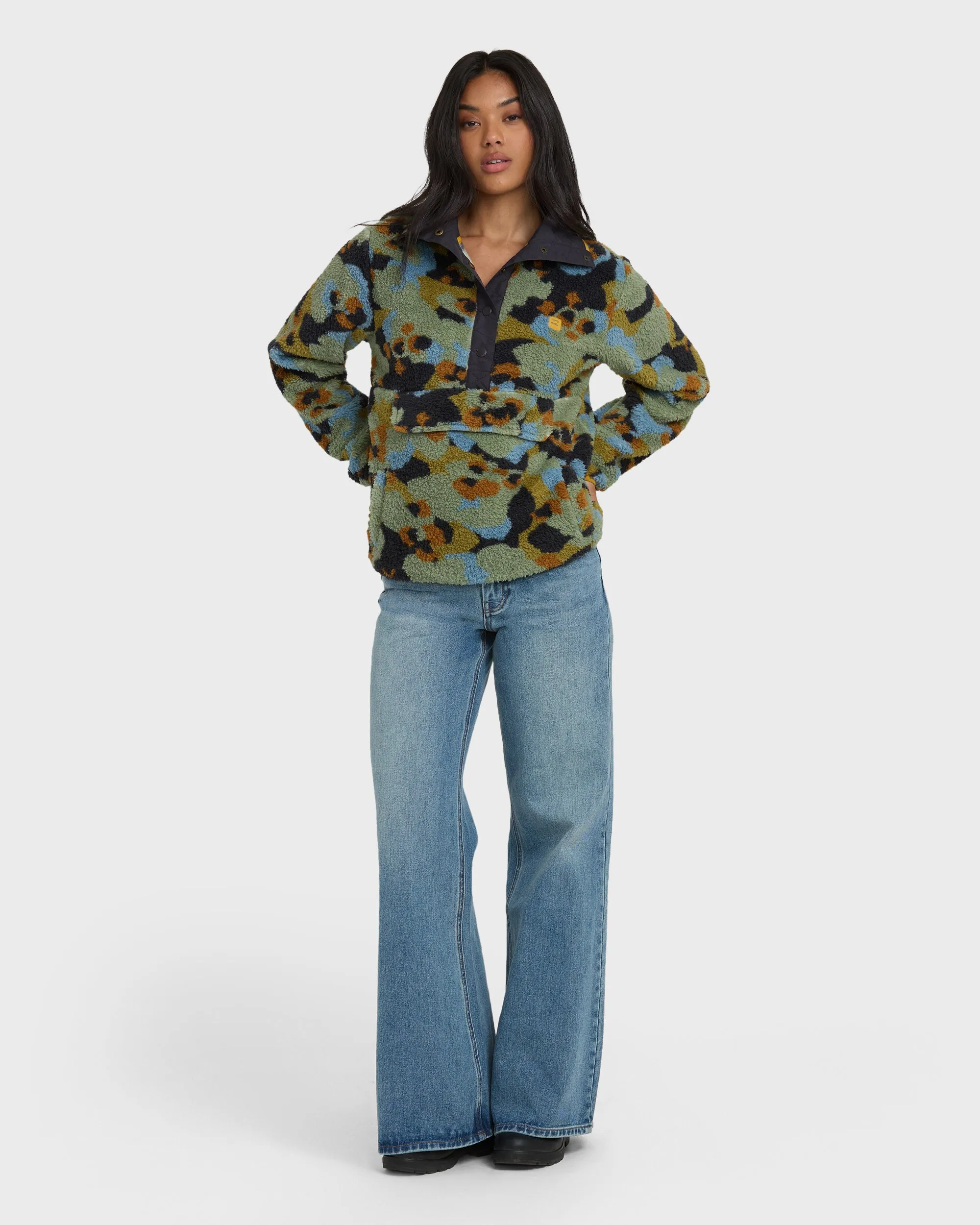 Switchback Pullover Sweatshirt - Dusty Green sold by Billabong product image thumbnail 3