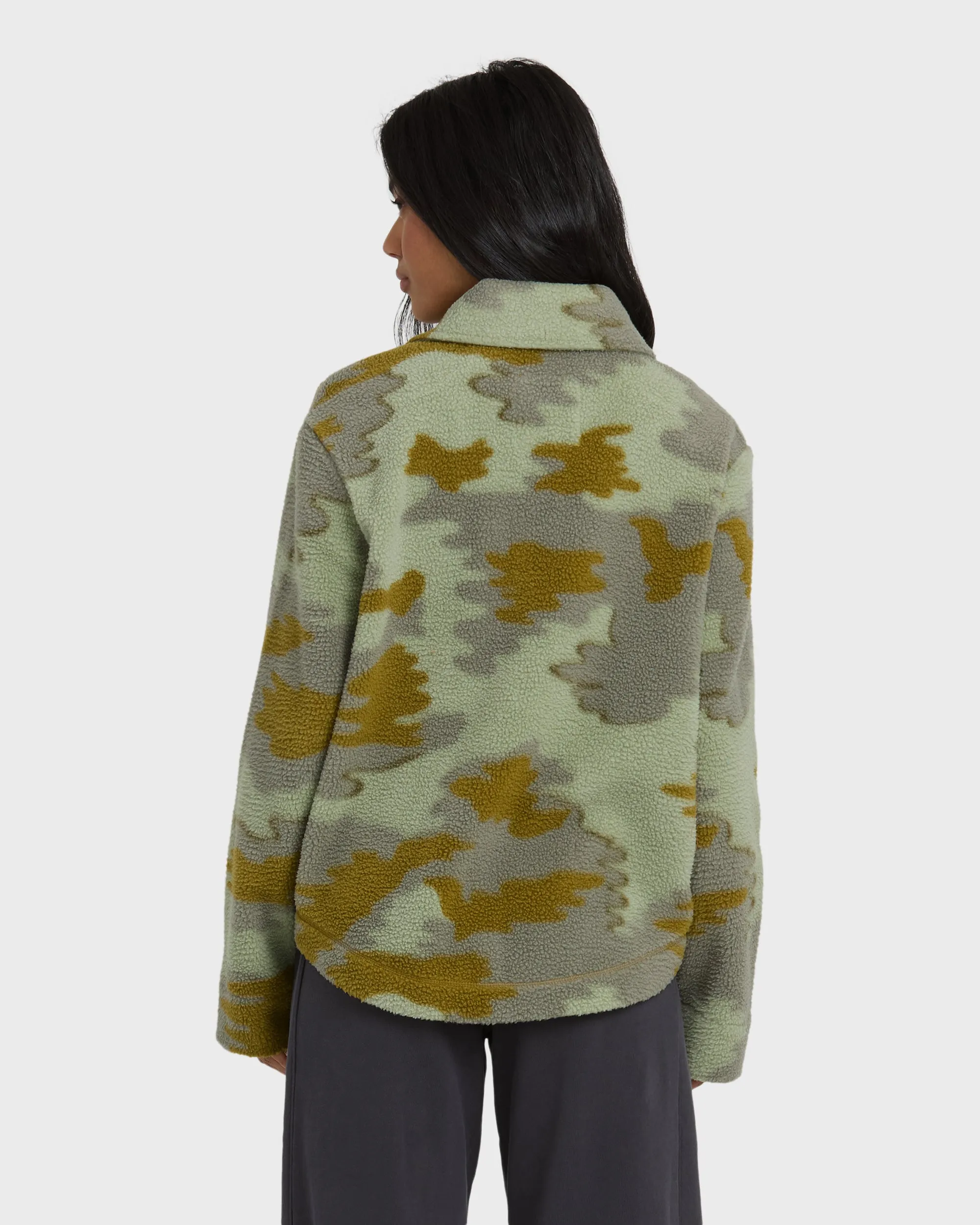 Breezy Sherpa Shacket - Camoflauge sold by Billabong product image thumbnail 5