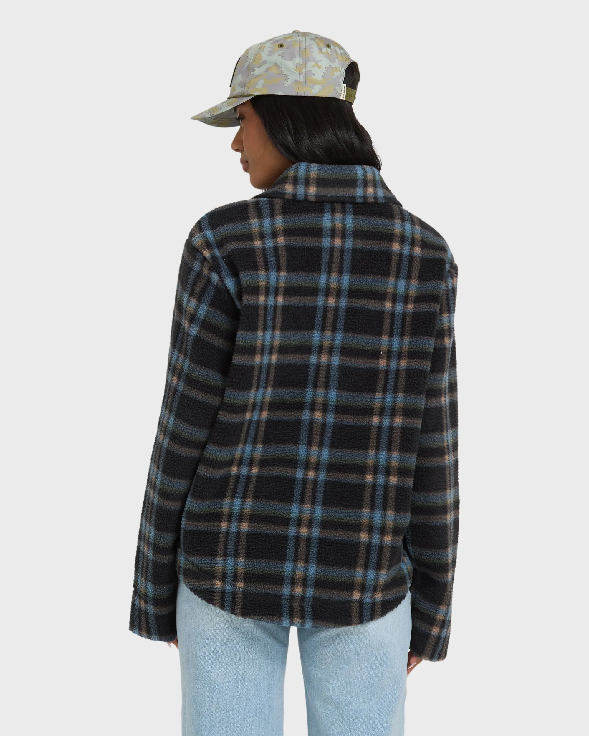 Breezy Sherpa Shacket - Black Sands sold by Billabong product image thumbnail 5