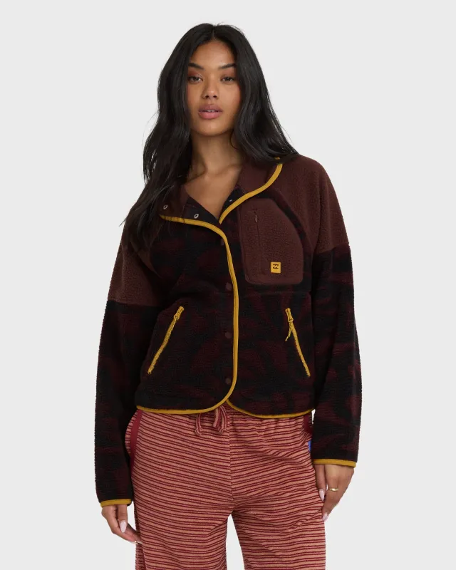 Popoyo Snap Up Jacket - Teak sold by Billabong